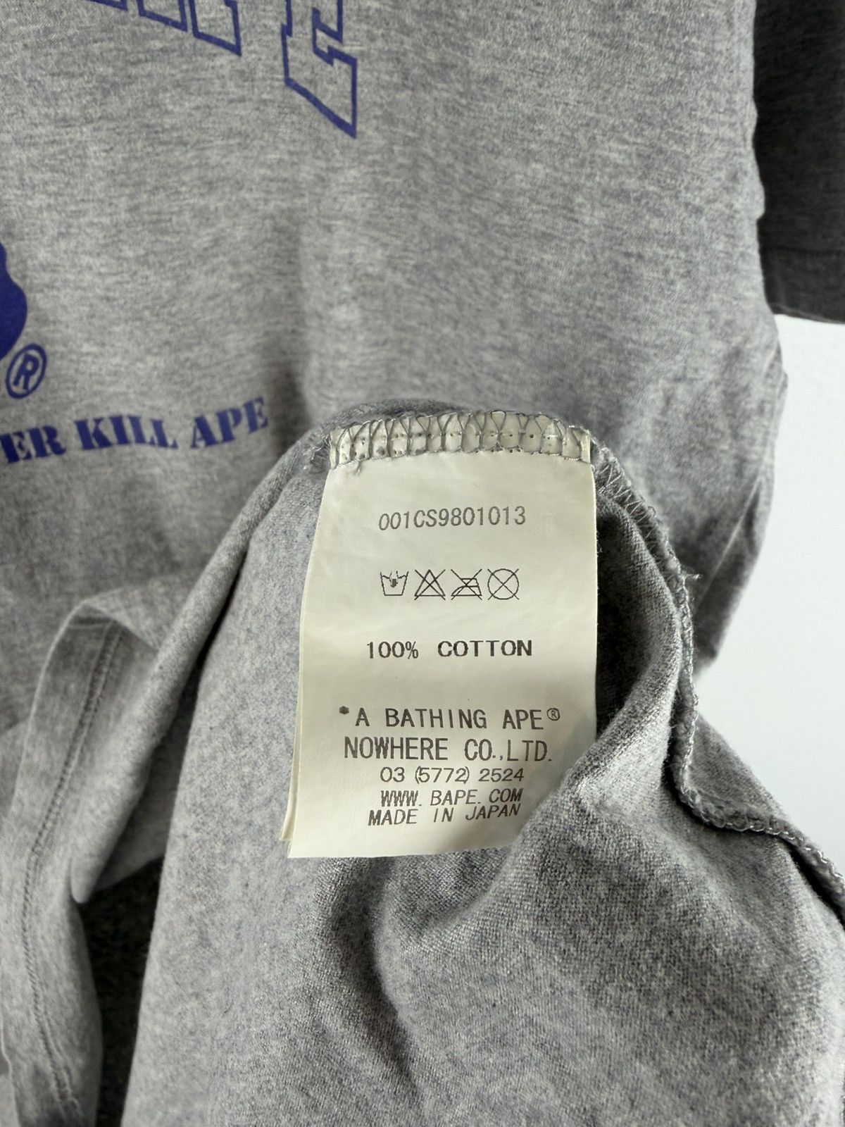 Bape Bape Logo Print Tee Size US XL / EU 56 / 4 - 6 Thumbnail