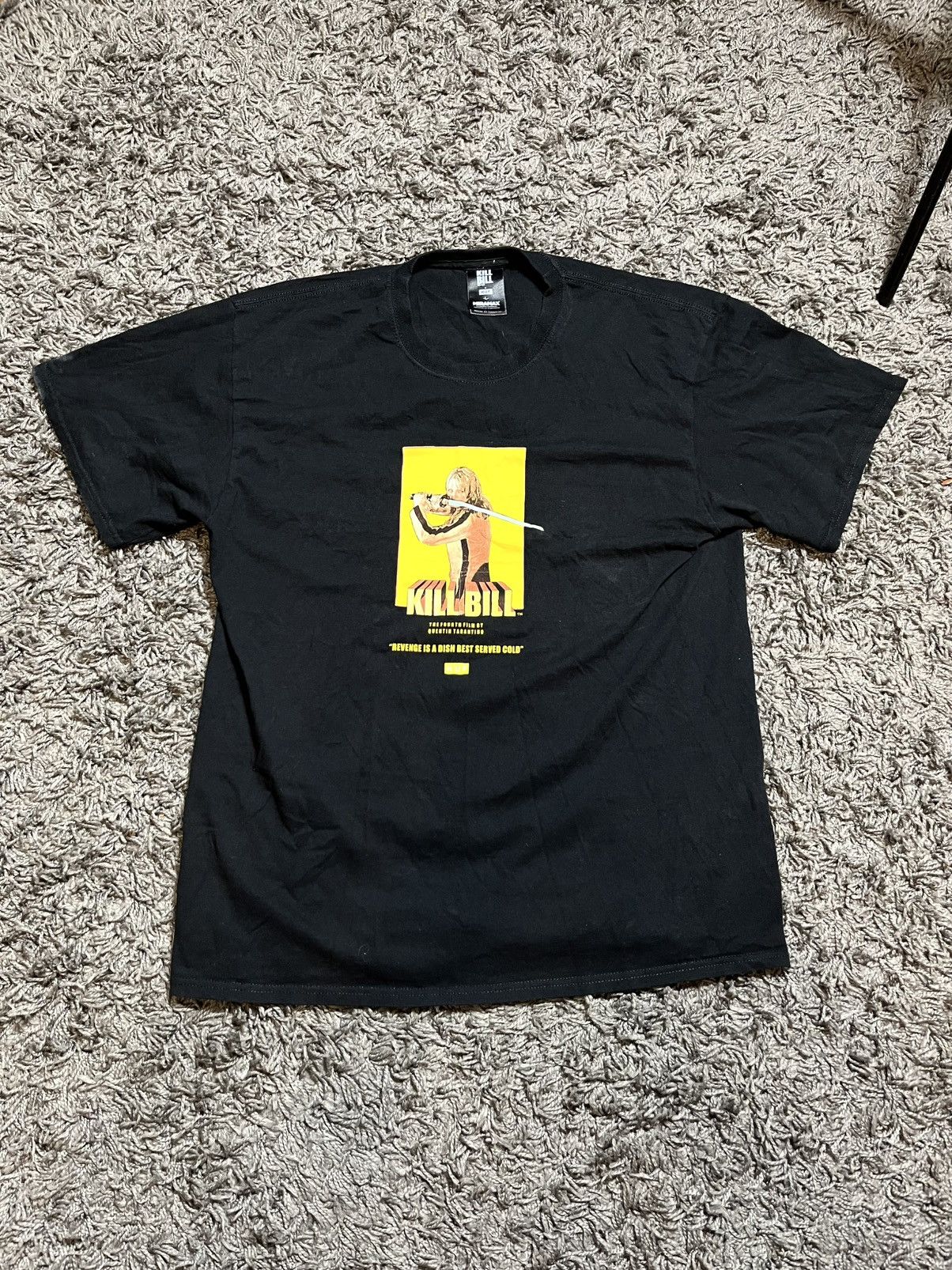 Huf HUF X KILL BILL PROMO COTTON FILM PRINTED BLACK T-SHIRT Size US L / EU 52-54 / 3 - 1 Thumbnail