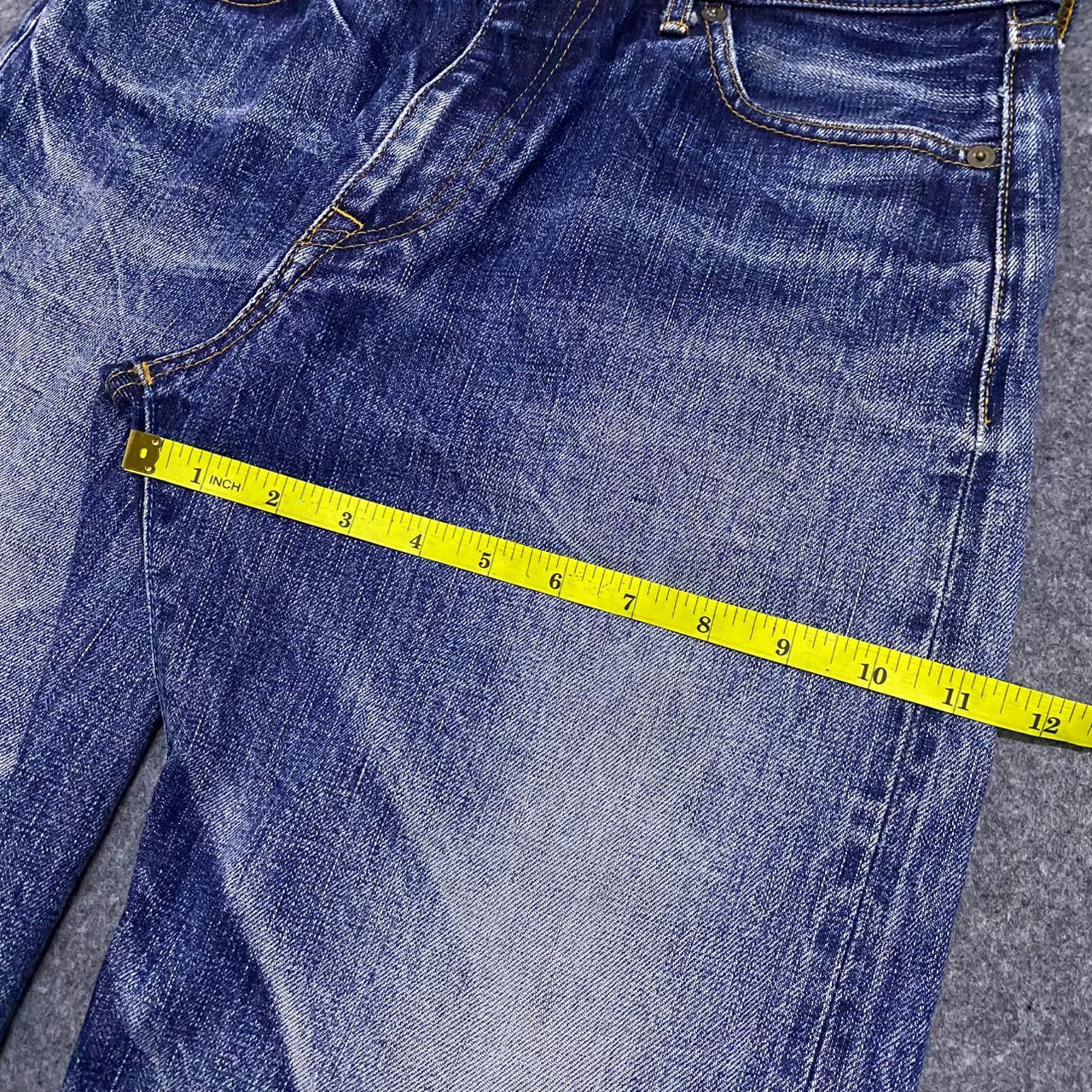 Japan Blue Vintage Blue Japan Selvegde Redline Distressed Denim Size US 31 - 7 Thumbnail