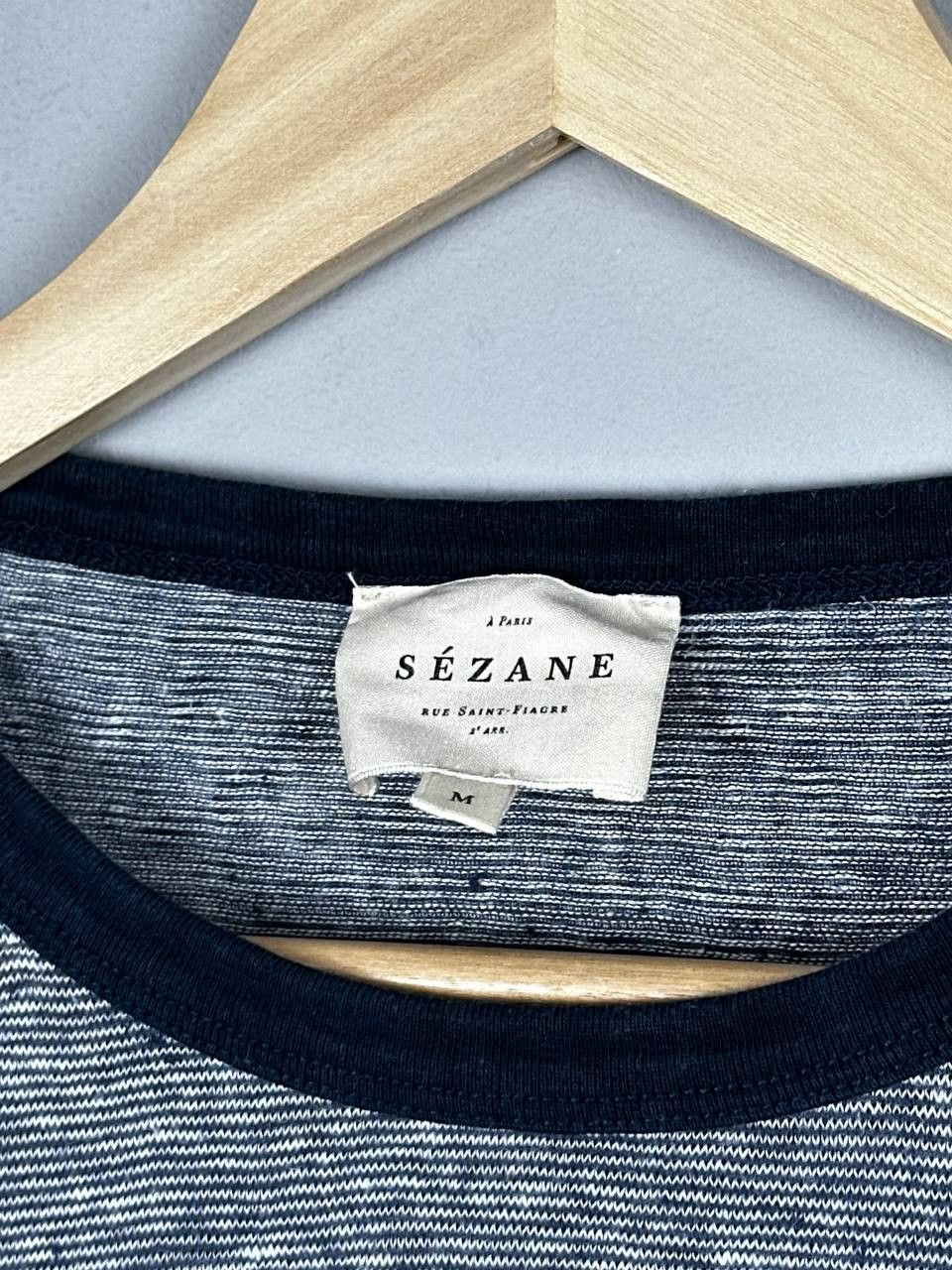 Sezane SEZANE PARIS Linen Heart Logo T-shirt Y2K Size M Size M / US 6-8 / IT 42-44 - 7 Thumbnail