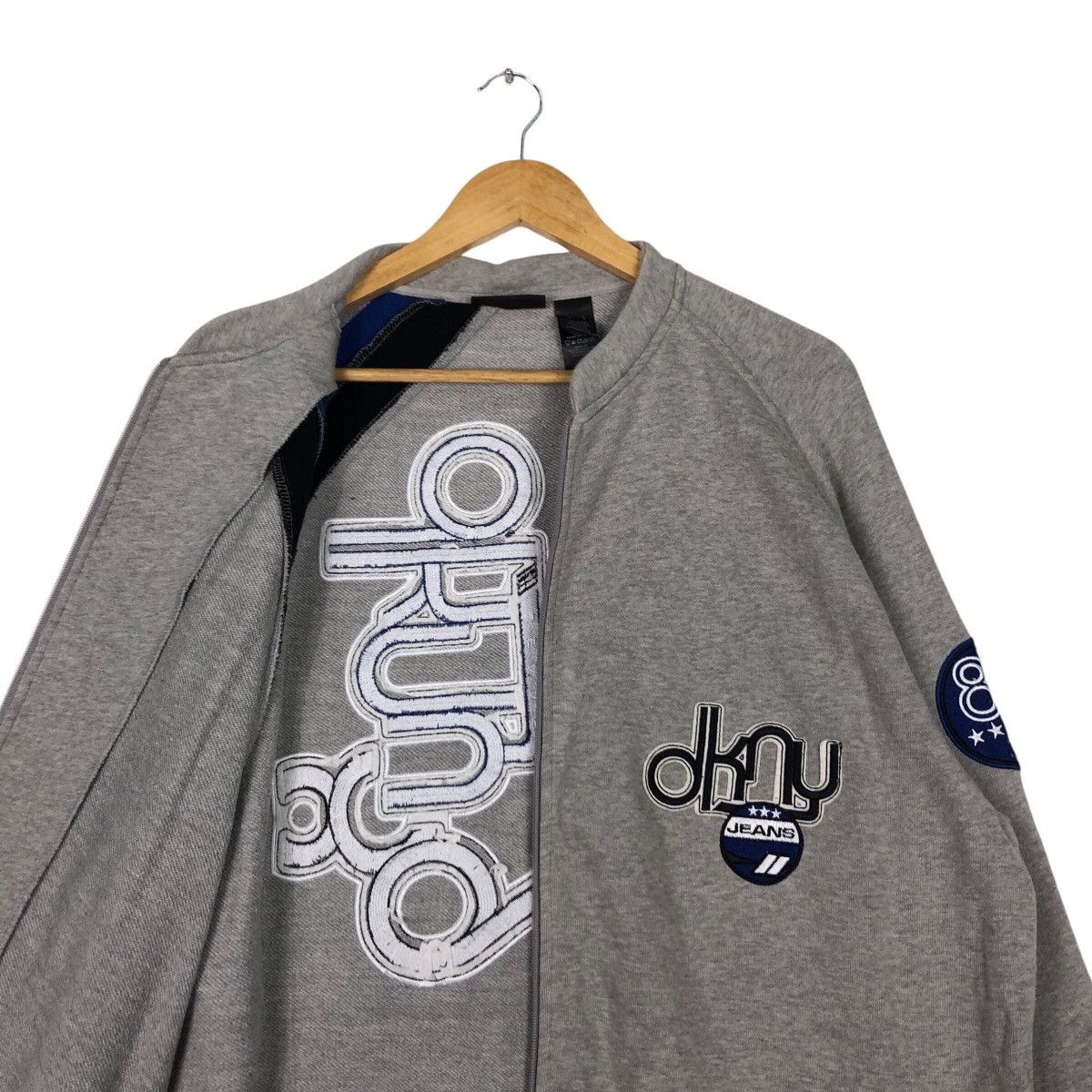 DKNY × Vintage Vintage DKNY Sweater Light Jacket 90s Collection Size US L / EU 52-54 / 3 - 10 Thumbnail