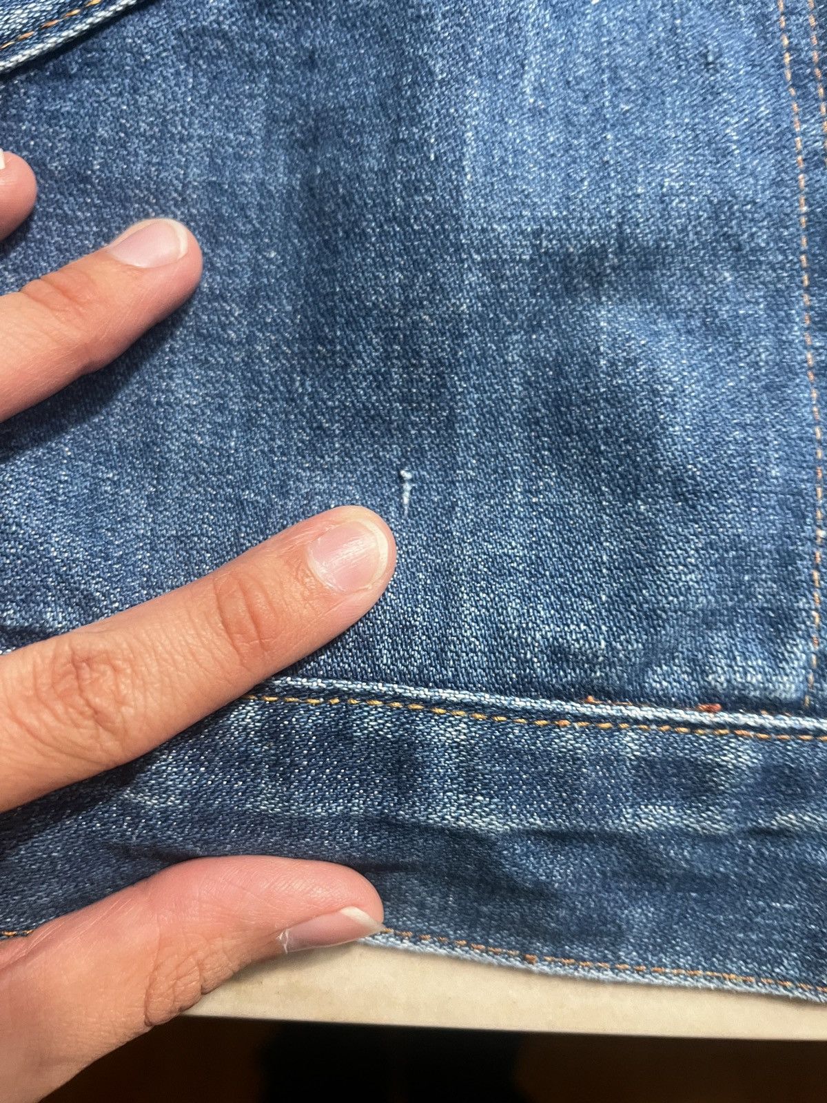 Vintage × Wrangler Vintage Post Blue Bell 70’s Wrangler Selvedge Denim Jacket Size US S / EU 44-46 / 1 - 5 Thumbnail