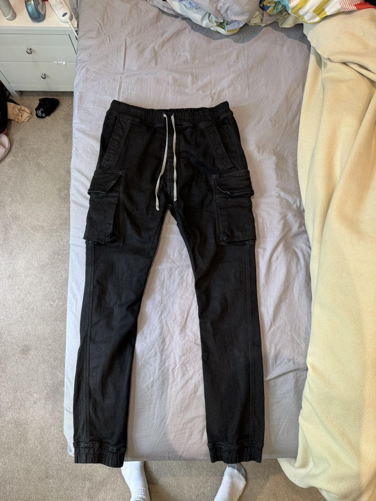 Rick Owens Drkshdw Rick Owens Drkshdw Mastodon cargo denim SSB edfu Size US 34 / EU 50 - 1 Thumbnail