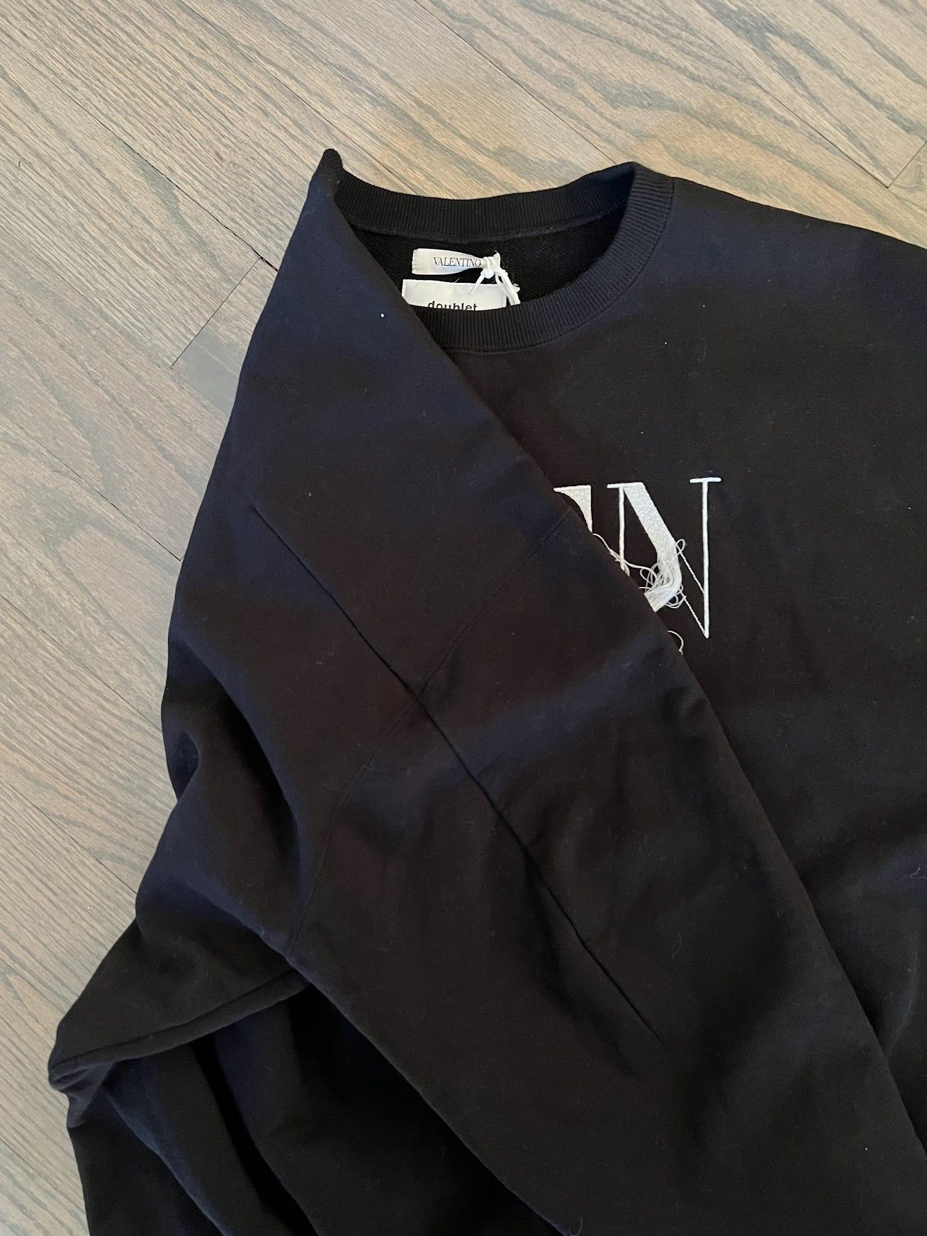 Doublet × Valentino Doublet Valentino NWT VLTN Embroidery Sweatshirt Size US L / EU 52-54 / 3 - 3 Thumbnail