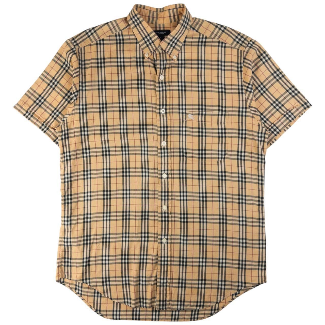 Burberry Vintage Burberry Nova Check Short Sleeve Button Up Shirt M Size US M / EU 48-50 / 2 - 1 Thumbnail