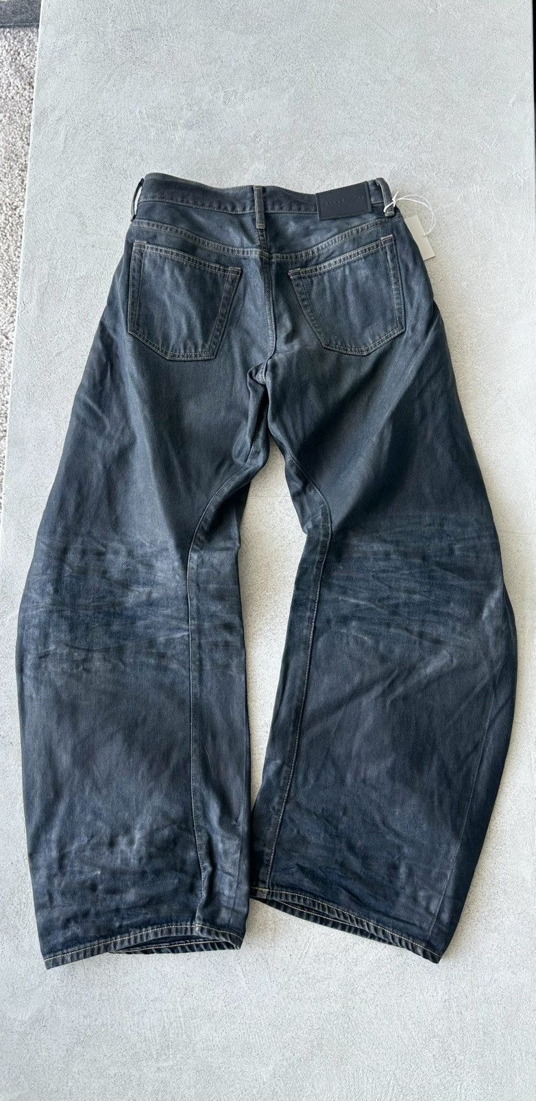 Acne Studios Acne Studios 2006F Coated Glossy Black Jeans 27 Size 27" / US 4 / IT 40 - 3 Thumbnail