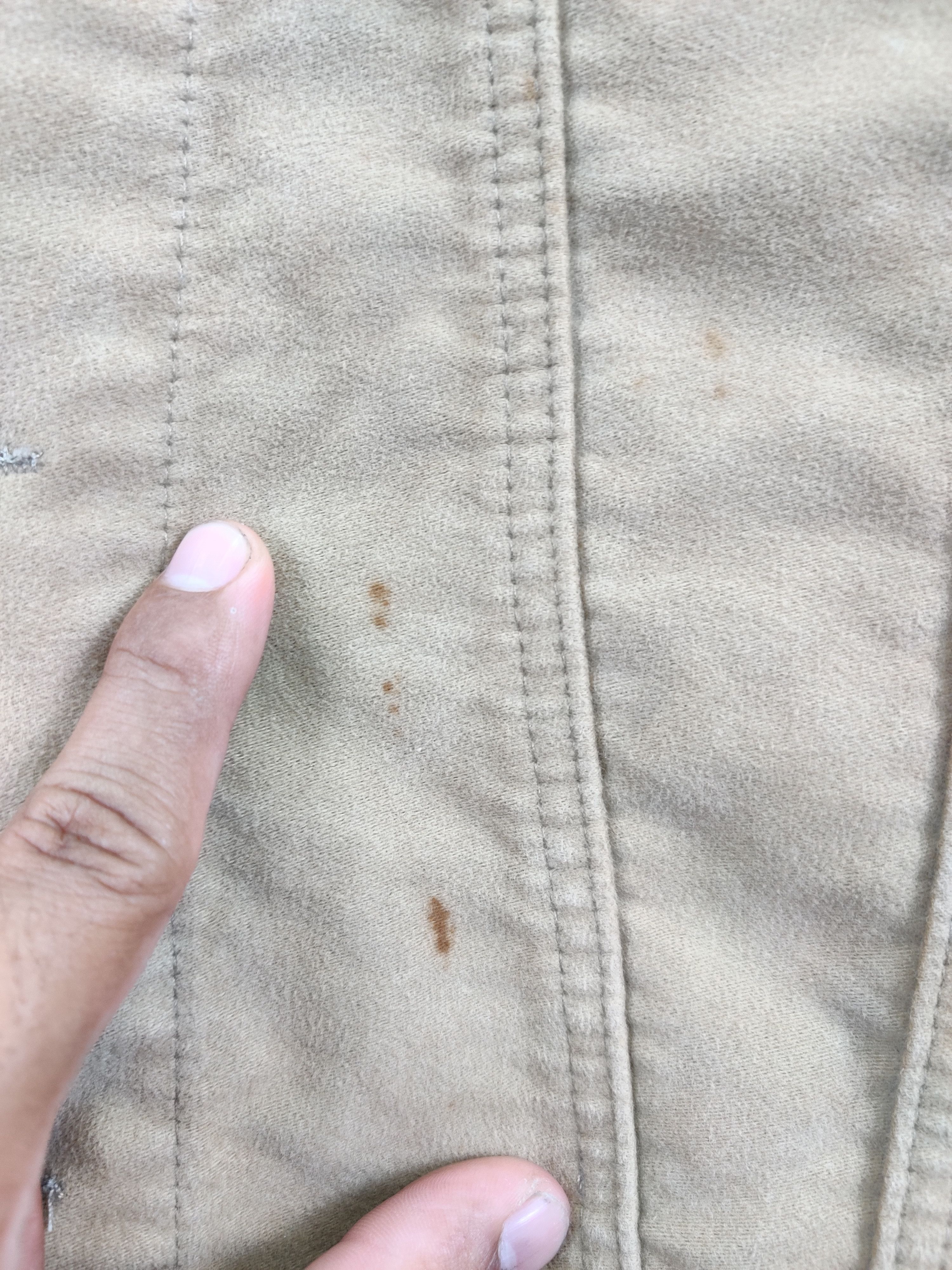 Helmut Lang Vintage Helmut Lang Cotton Beige Trucker Jacket Size US M / EU 48-50 / 2 - 8 Thumbnail