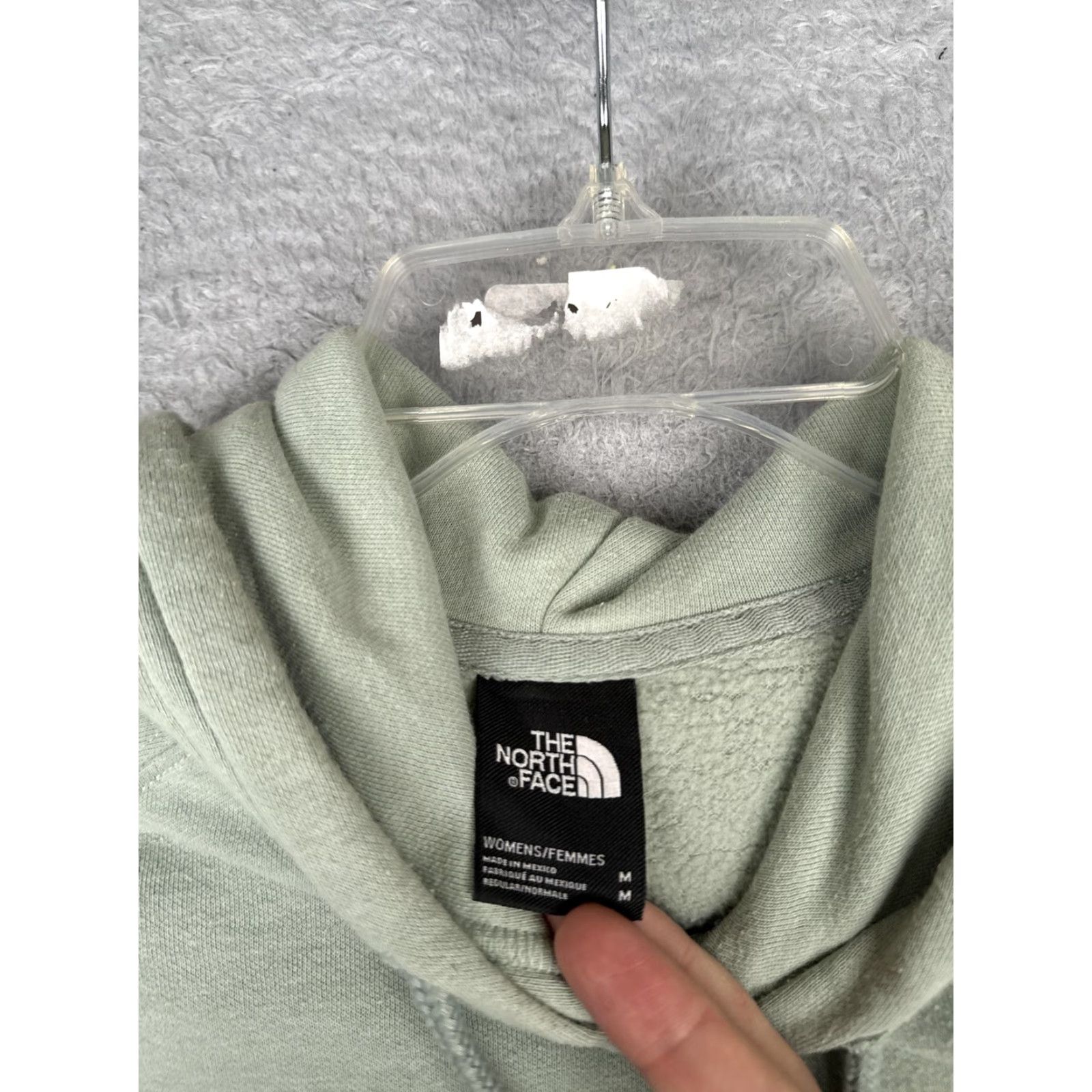 The North Face The North Face Hoodie Womens Medium Green Logo Pullover Jersey Sweatshirt Size M / US 6-8 / IT 42-44 - 7 Thumbnail