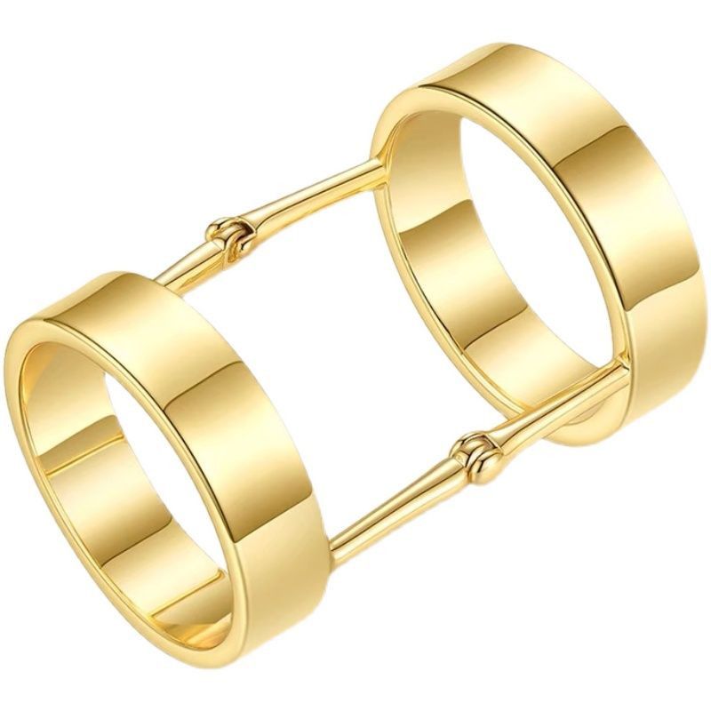 Jewelry Retro Jewelry Rings Open Size Chrome Ring (Size 7-13) Size ONE SIZE - 5 Thumbnail