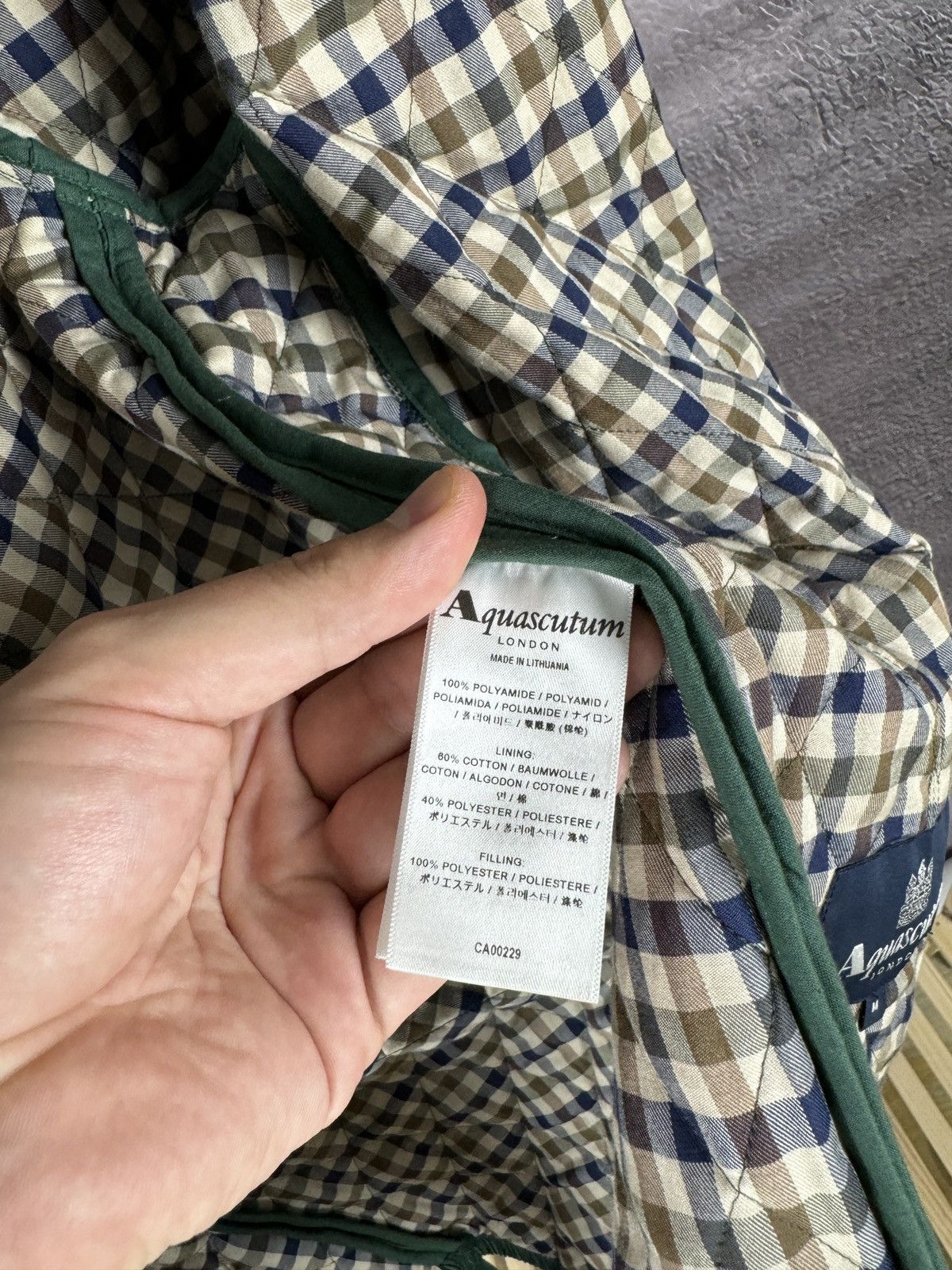 Aquascutum Aquascutum Green Quilted women’s jacket check size M Size M / US 6-8 / IT 42-44 - 10 Thumbnail