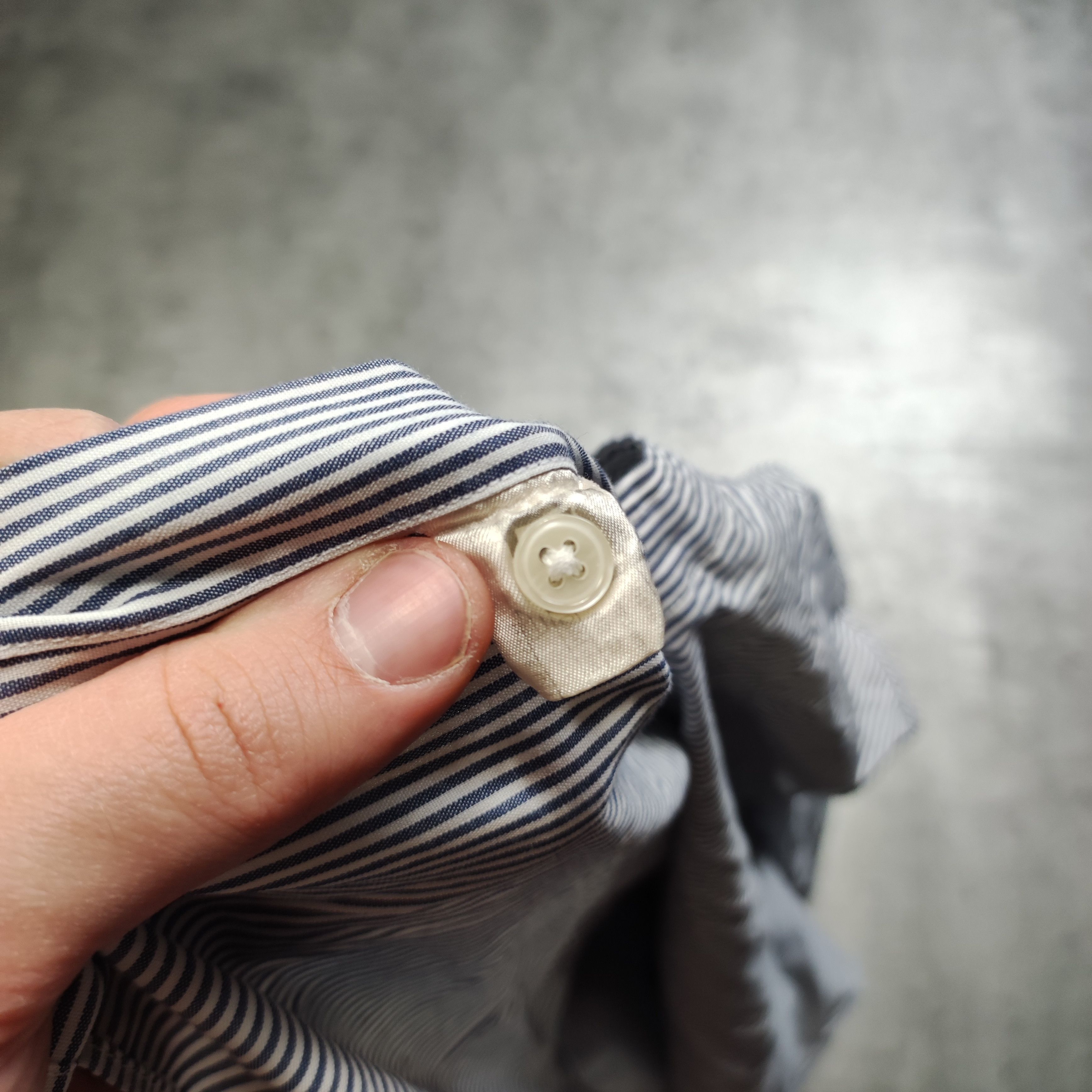 Christian Dior Monsieur × Dior × Vintage RARE Christian Dior Monsieur Vintage Striped Pocket Shirt Size US L / EU 52-54 / 3 - 8 Thumbnail