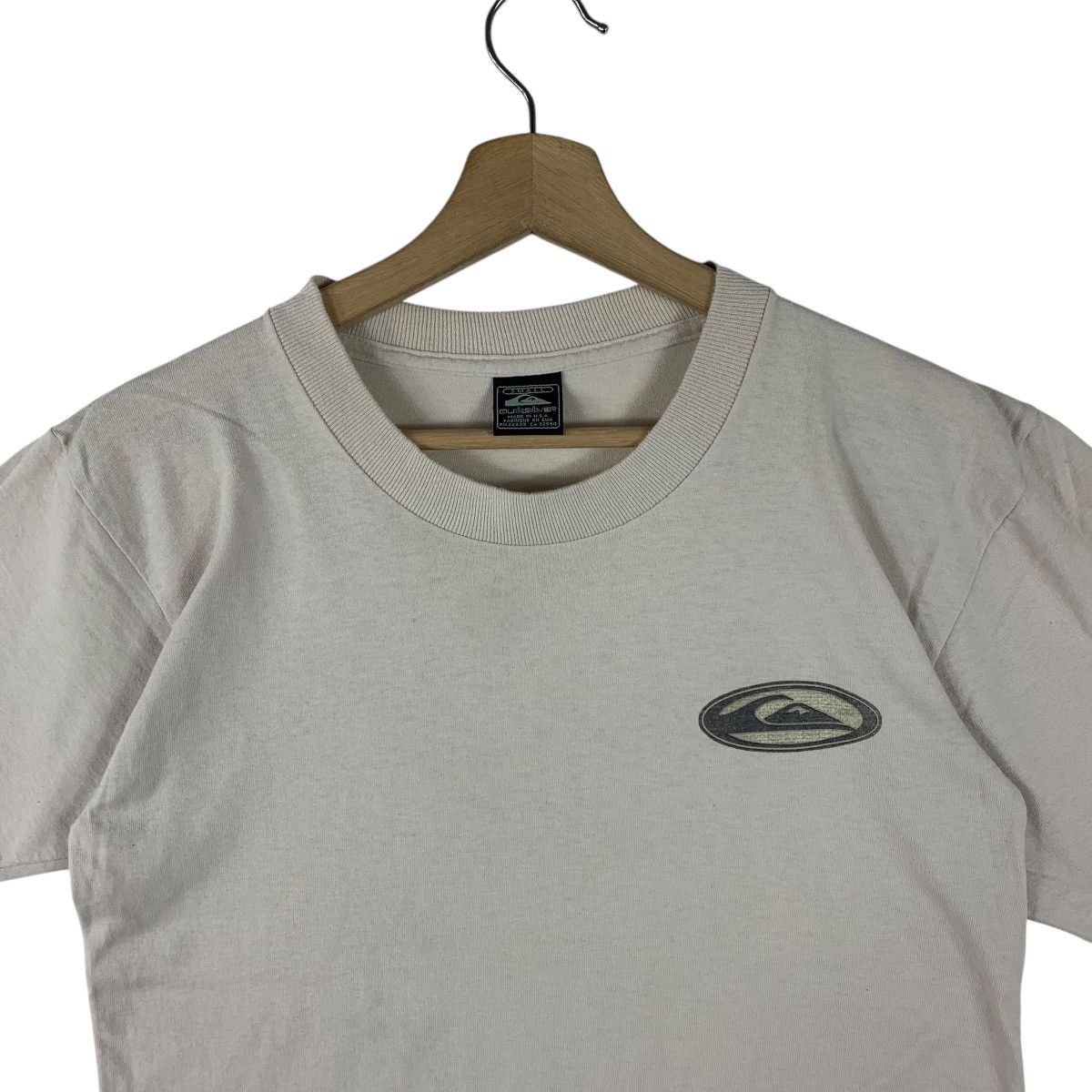 Quiksilver × Vintage Vintage 90s QUIKSILVER Surfing back hit logo tee Size US S / EU 44-46 / 1 - 3 Thumbnail