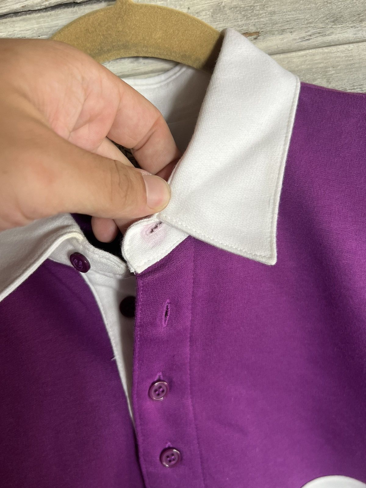 Vintage Vintage 90s Purple Shirt Size US M / EU 48-50 / 2 - 4 Thumbnail