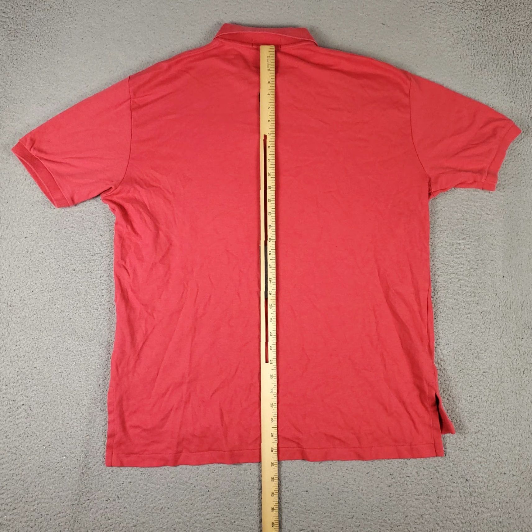 Ralph Lauren RALPH LAUREN Polo Shirt Mens XL Red Casual Short Sleeve Classic Preppy Size US XL / EU 56 / 4 - 3 Thumbnail