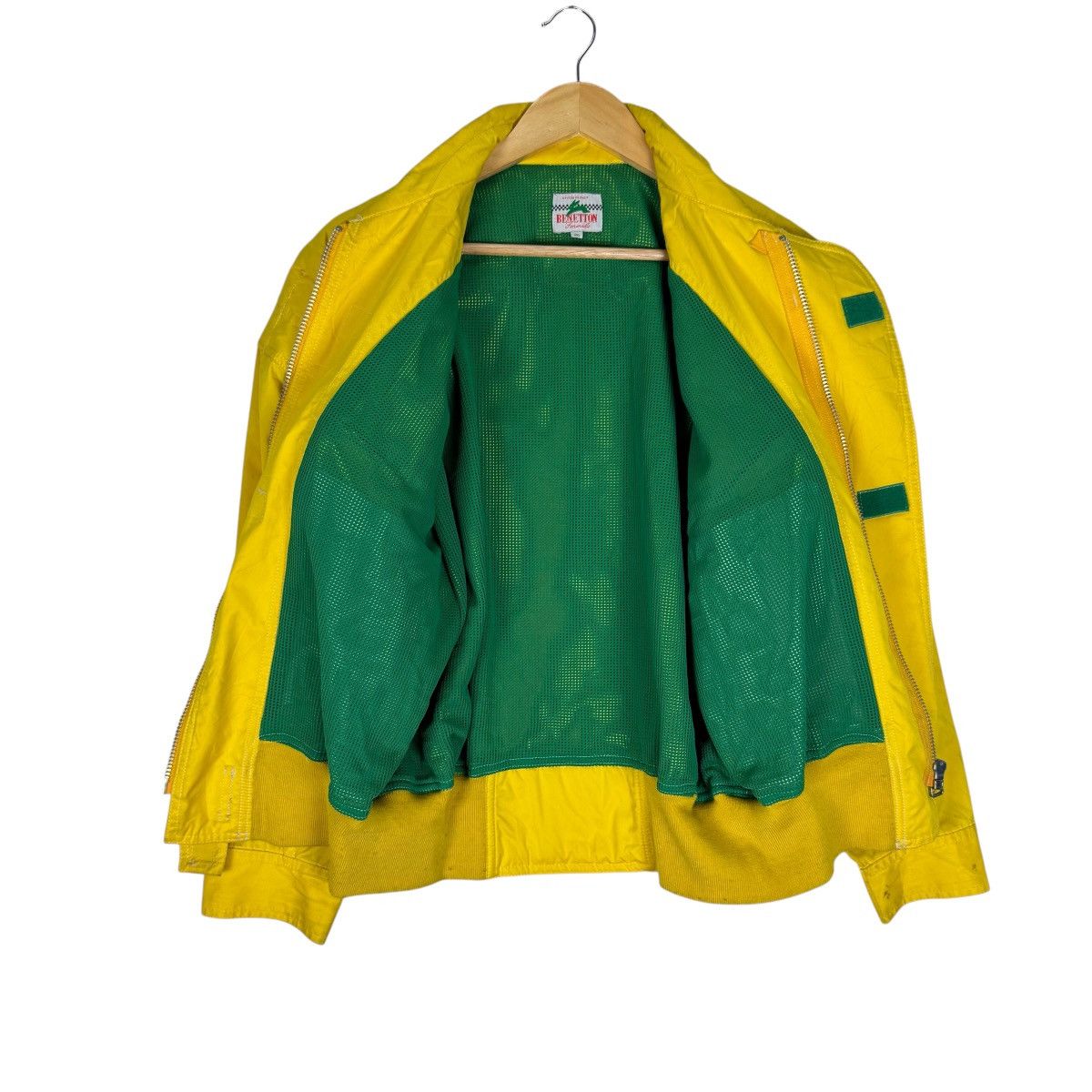 Benetton 🌟BENETTON FORMULA RACING TEAM BOMBER JACKET Size US S / EU 44-46 / 1 - 9 Thumbnail