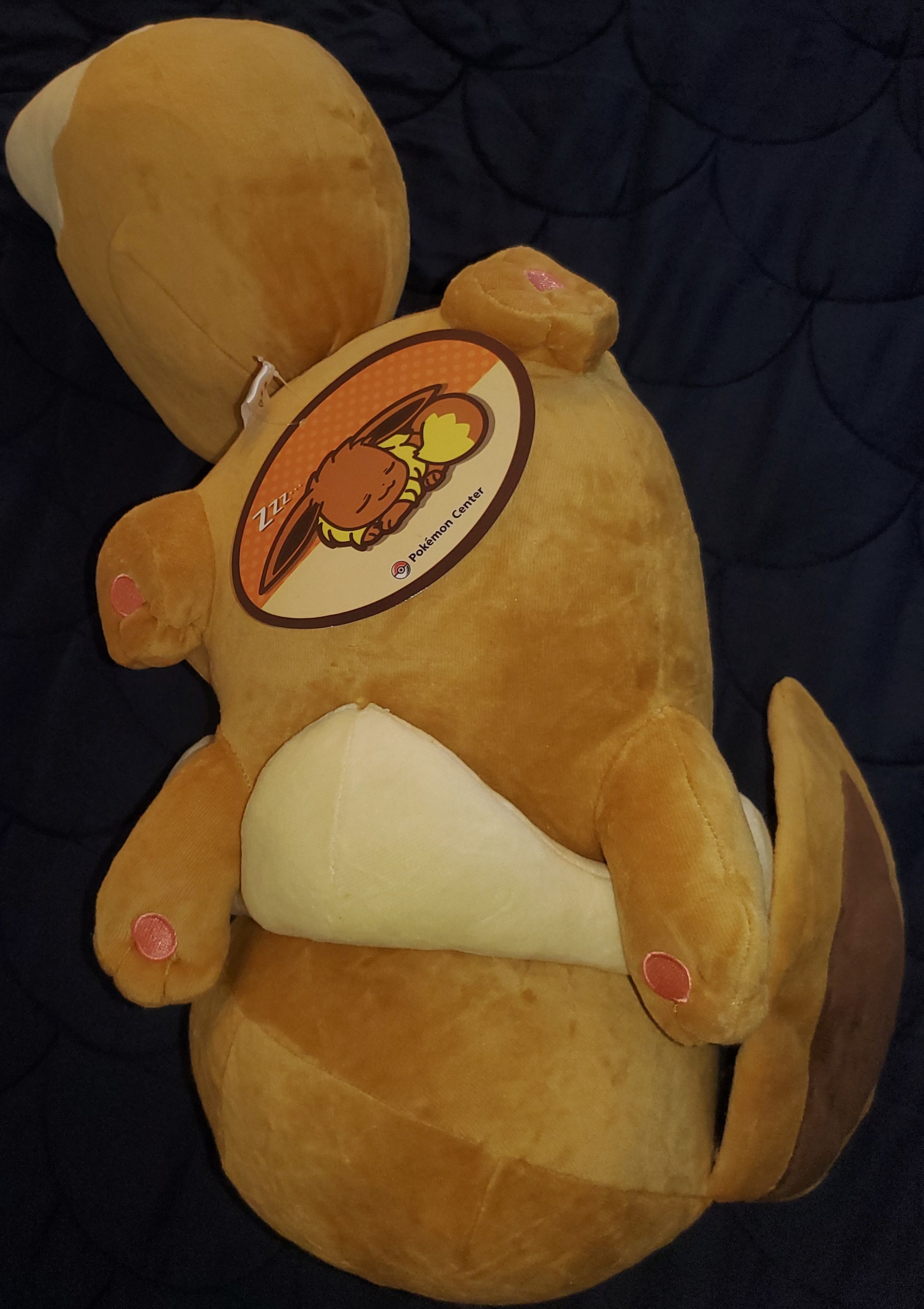 Pokemon Pokemon Center Eevee Sleeper Plush Eeveelution Authentic Size ONE SIZE - 5 Thumbnail