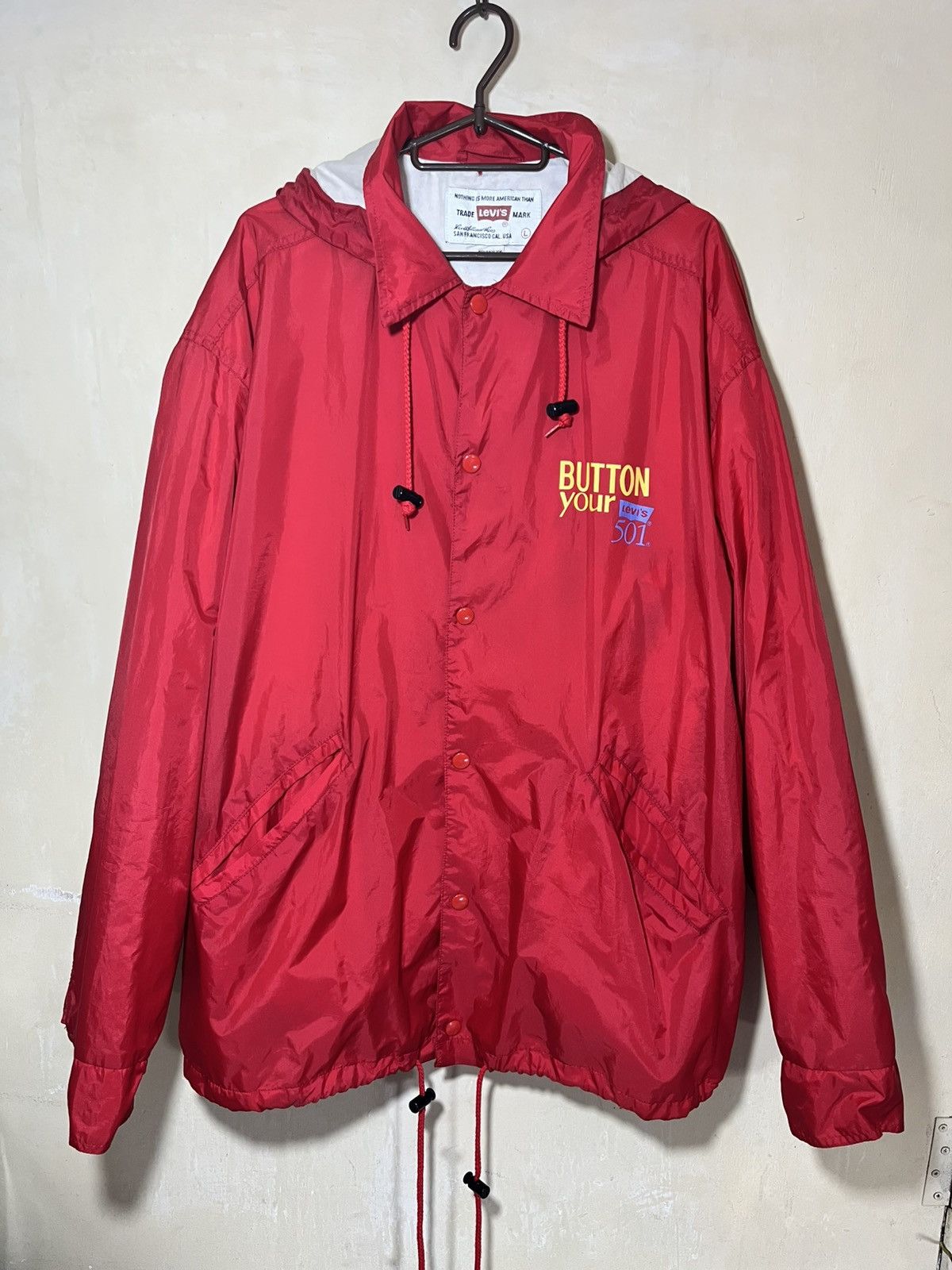 Levi's Vintage Clothing Vintage 1993 Levi's 501 Jacket Size US L / EU 52-54 / 3 - 2 Thumbnail