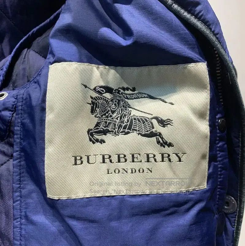 Burberry Burberry Men's Navy Quilted Down Jacket Size S. Size US S / EU 44-46 / 1 - 5 Thumbnail