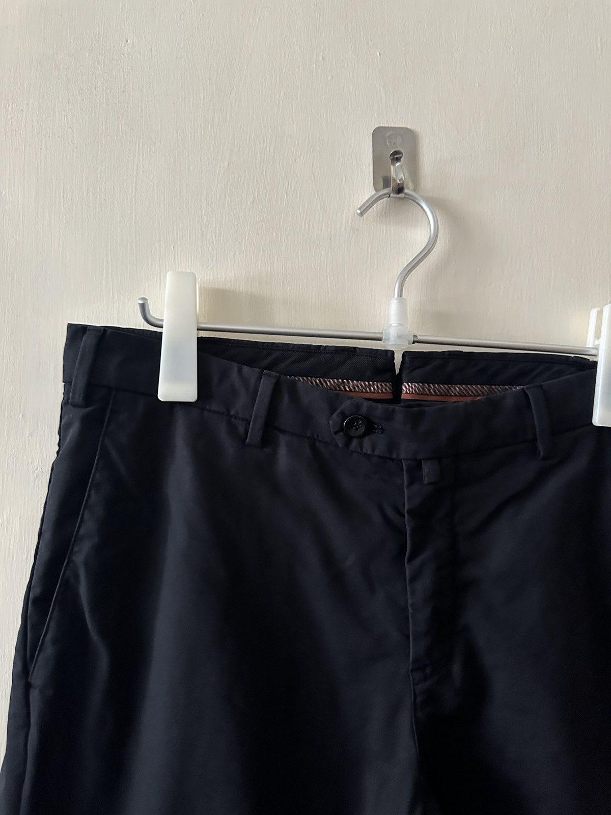 Loro Piana Loro Piana slim fit cotton-blend trousers in navy Size US 32 / EU 48 - 2 Thumbnail