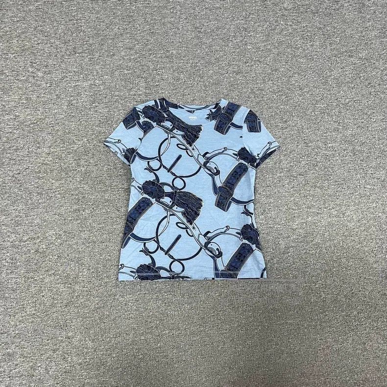 Hermes Printed Short-Sleeve T-Shirt