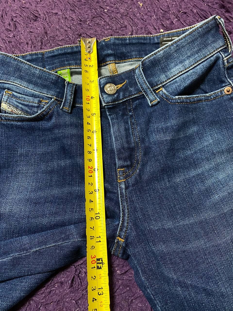 Diesel Vintage Diesel Jeans Faded Washed Avant Garde Flared Baggy🔥 Size US 26 / EU 42 - 12 Thumbnail