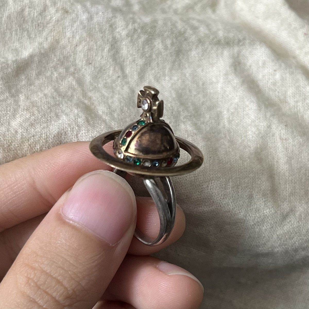 Vivienne Westwood poison orb vintage ring