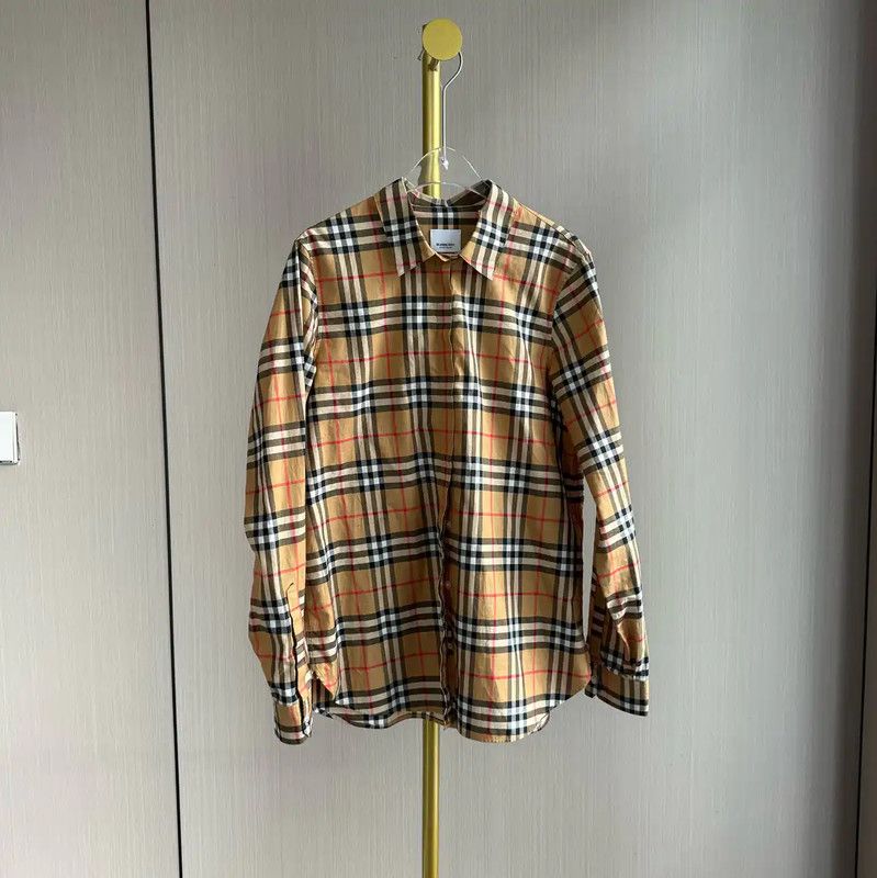 Burberry Burberry Khaki Cotton Shirt for Women Size ONE SIZE - 1 Thumbnail