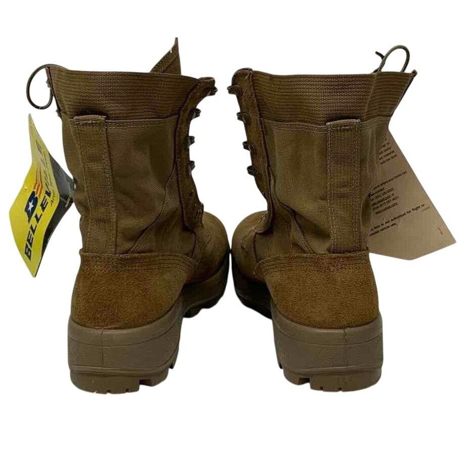 Belleville Belleville Mens 901 Tan Combat Boots Size 12R Made In USA Du Size US 12 / EU 45 - 7 Thumbnail