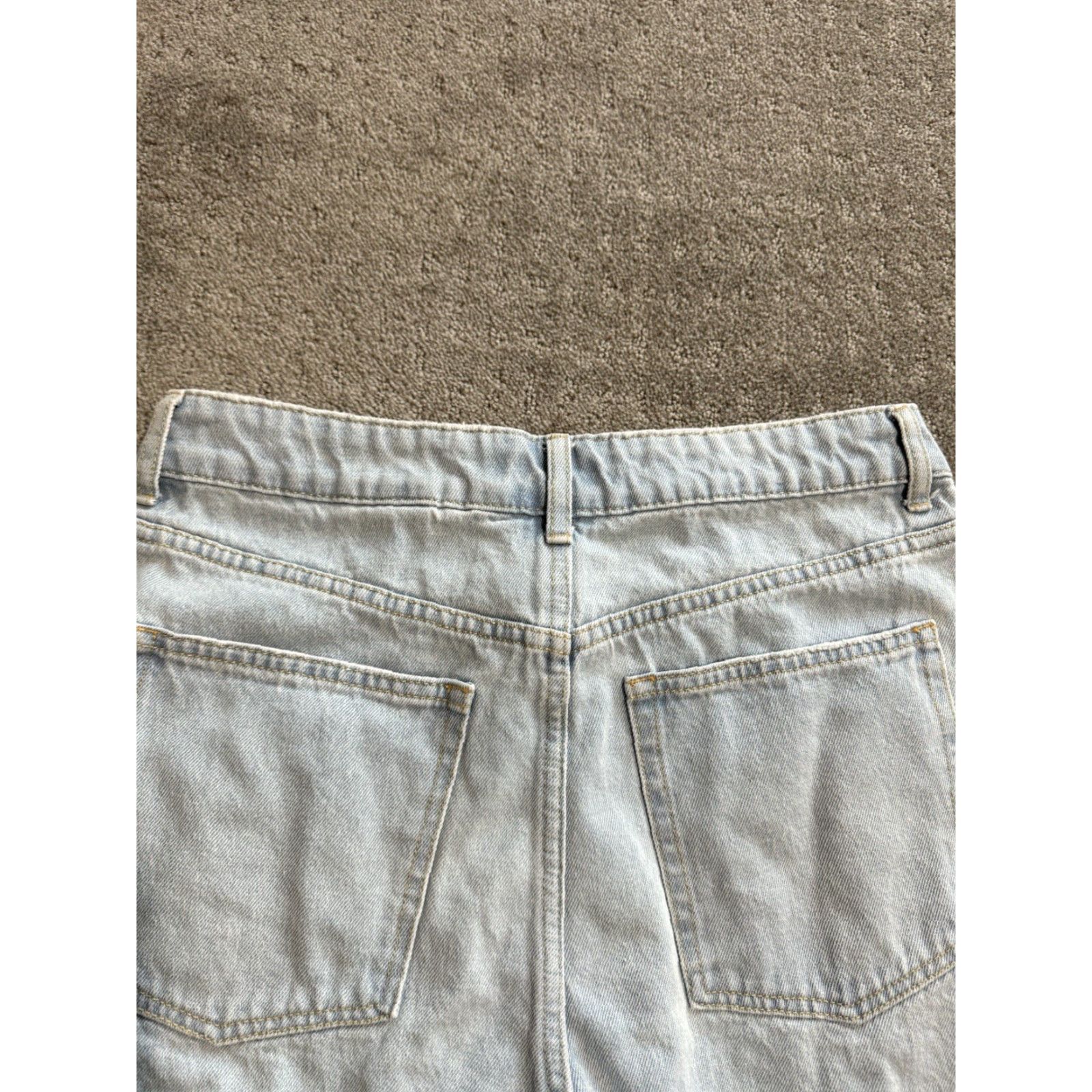 H&M VINTAGE H&M High Waisted Blue Denim Shorts Size 10 In Great Condition Size 32" / US 10 / IT 46 - 4 Thumbnail