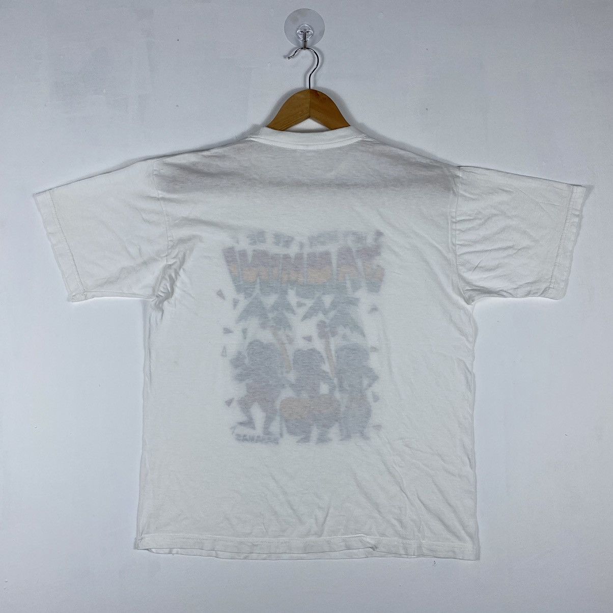 Vintage VINTAGE 90's BAHAMAS HEY MON WE BE JAMMIN! RASTA TEE Size US M / EU 48-50 / 2 - 6 Thumbnail
