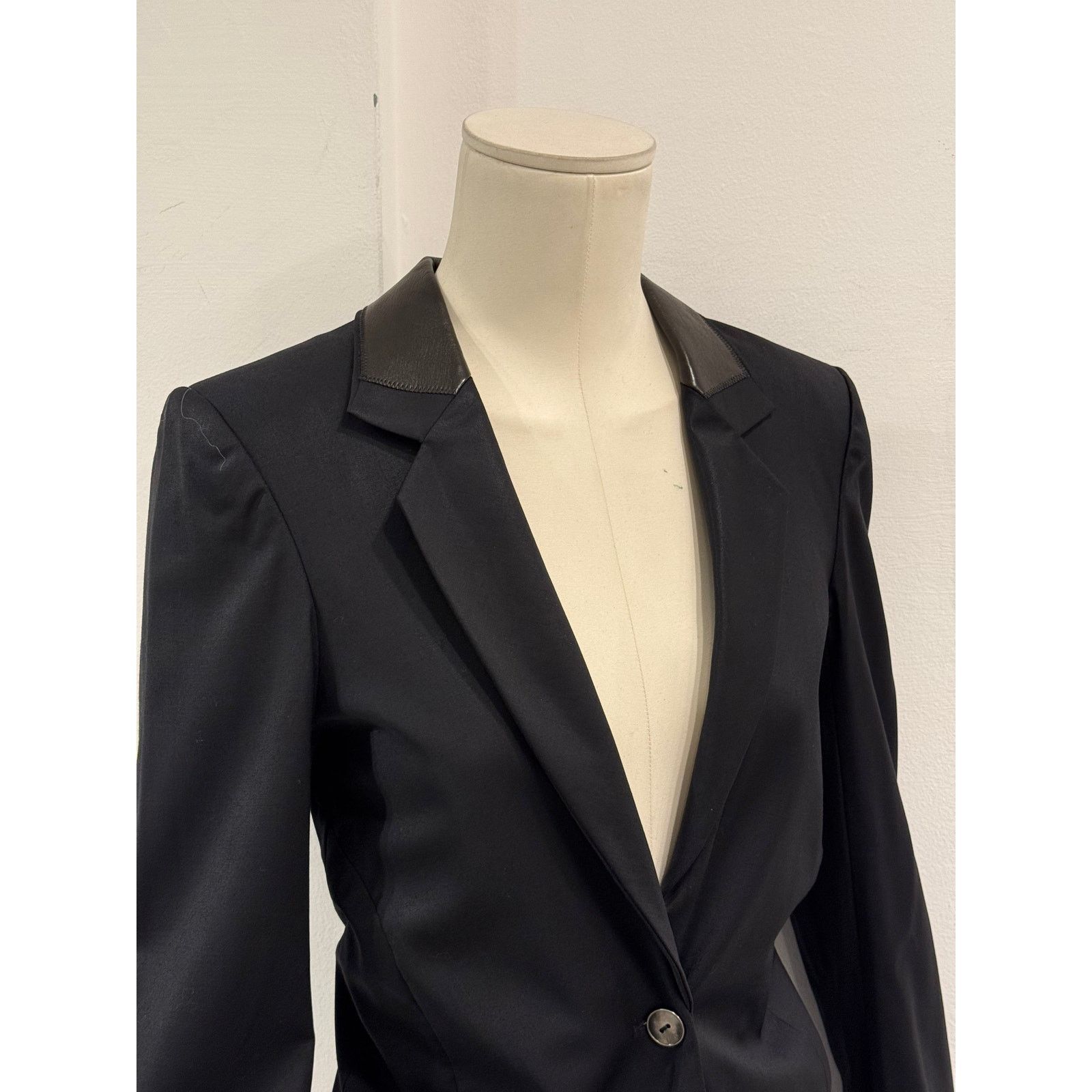 Dior 2003 Christian Dior by Galliano leather collar blazer Size M / US 6-8 / IT 42-44 - 5 Thumbnail