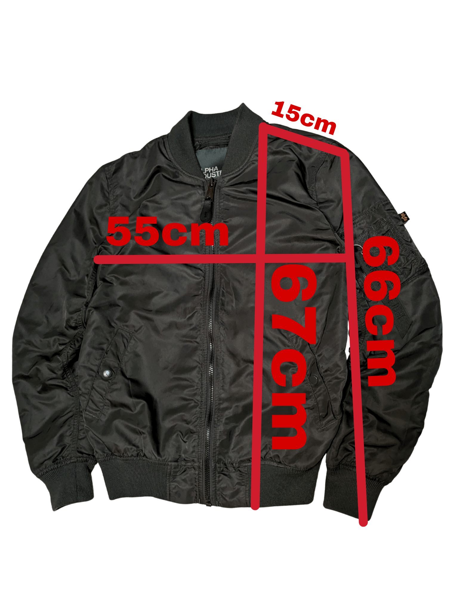 Alpha Industries Alpha Industries MA-1 Nylon Bomber Jacket Size S Size US S / EU 44-46 / 1 - 15 Thumbnail