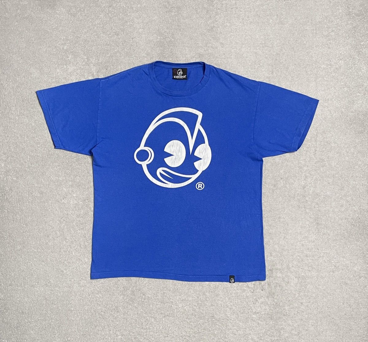 Vintage Vintage Blue T-Shirt Tee Print Kidrobot Streetwear Drip Size US L / EU 52-54 / 3 - 1 Thumbnail