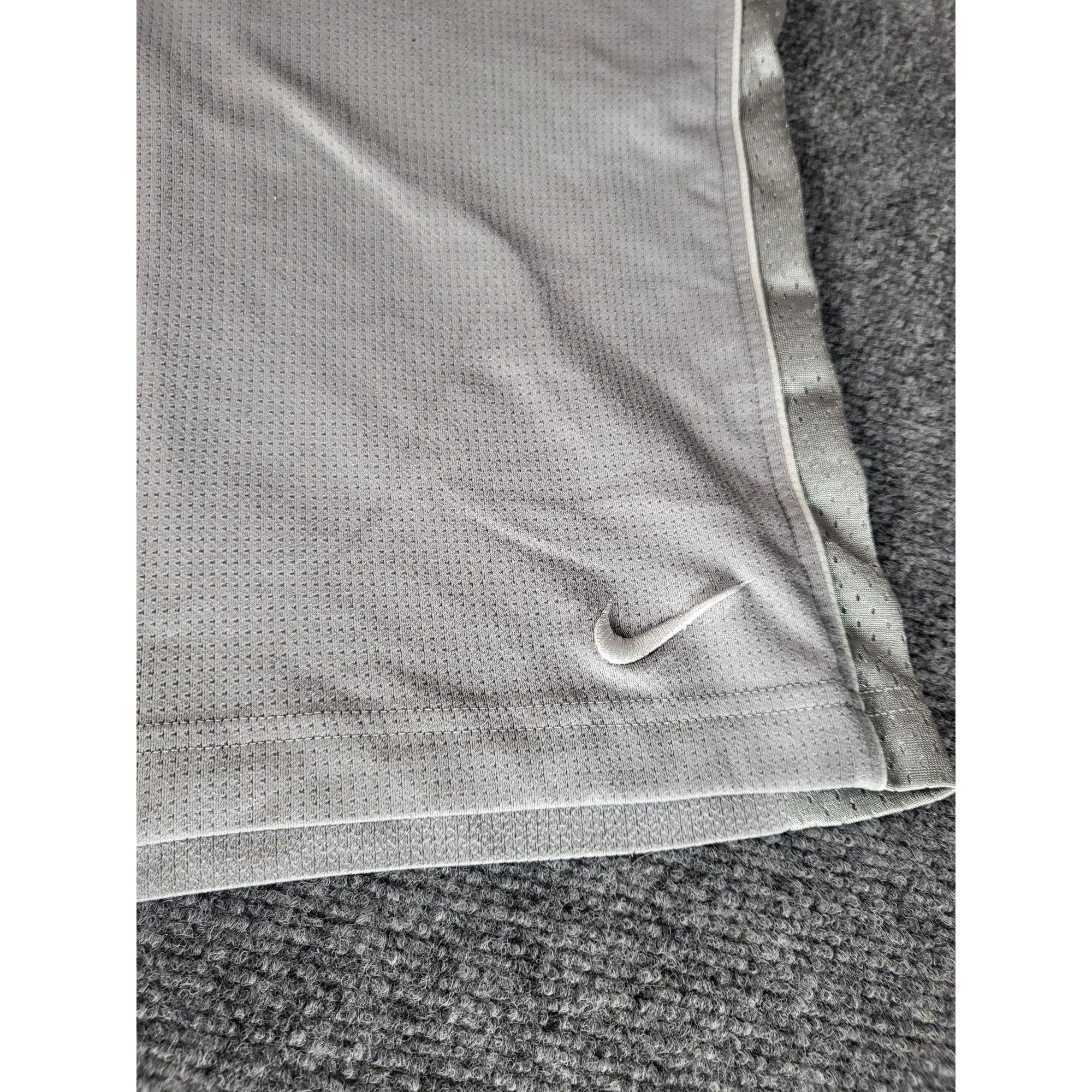Nike Nike Fit Dry Basketball Shorts Men Sz L Gray Drawstring Casu Size US 38 / EU 54 - 2 Thumbnail
