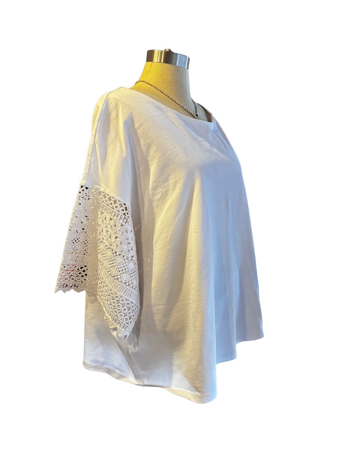 Other Womens white lace Top.wt0225 Size 3XL / US 20-22 - 7 Thumbnail
