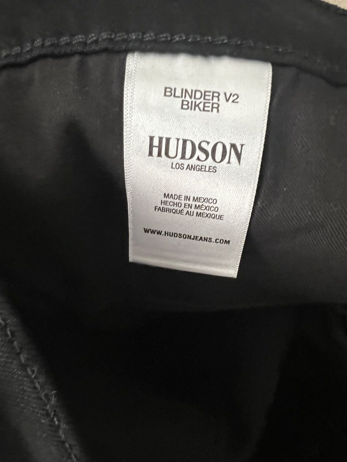 Hudson Hudson Jeans Skinny Biker Men's Denim Black $205 Size 33/32 Size US 33 - 8 Thumbnail