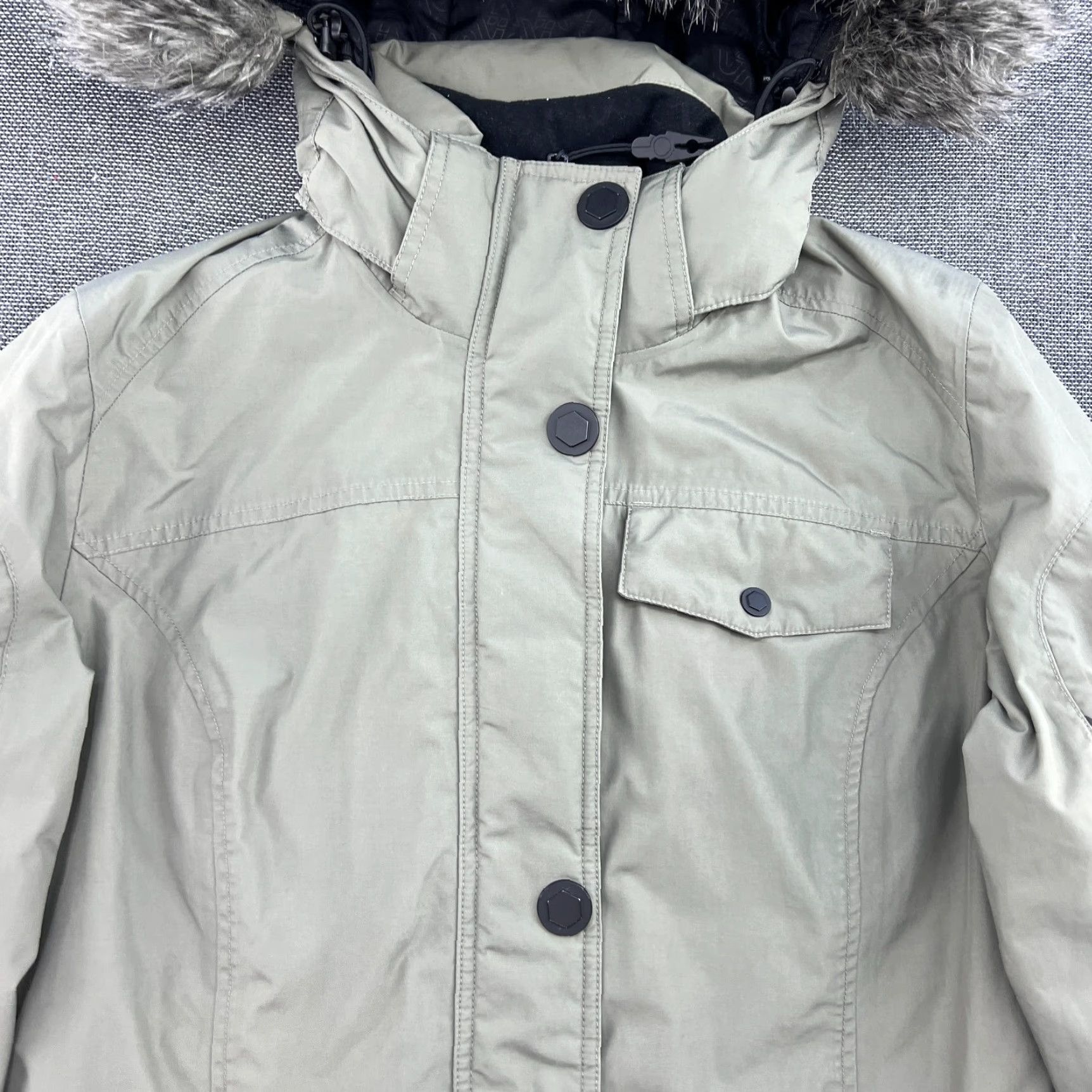 Vintage VINTAGE? No — Engelbert Strauss Vision Parka Jacket Womens XL Gray Hooded Work Job Workwear Jacket Size XL / US 12-14 / IT 48-50 - 3 Thumbnail
