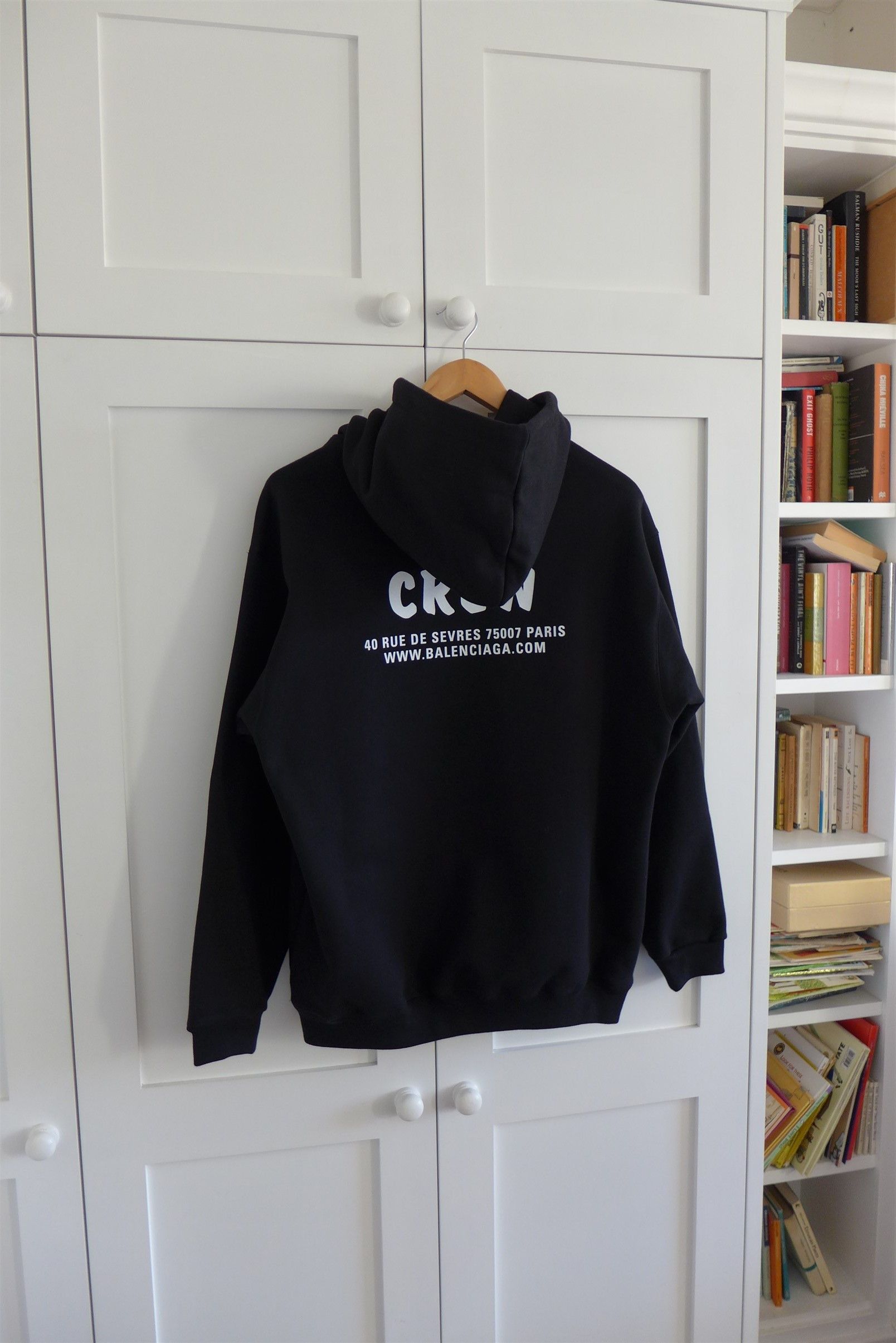 Balenciaga Balenciaga FW20 Crew Hoodie - Black Cotton Size US S / EU 44-46 / 1 - 2 Thumbnail