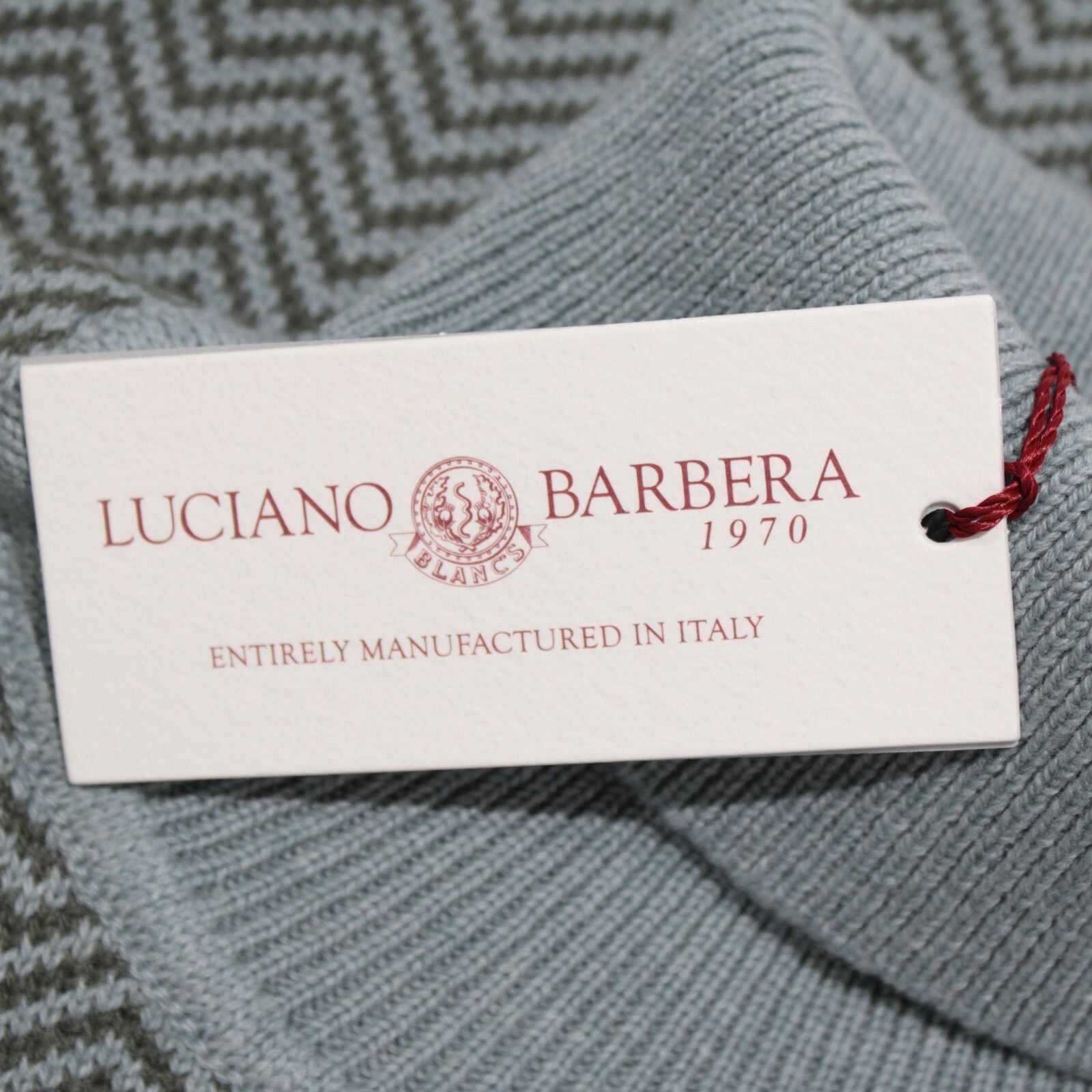 Luciano Barbera Luciano Barbera Sweater Size US XL in Blue Size US XL / EU 56 / 4 - 2 Thumbnail