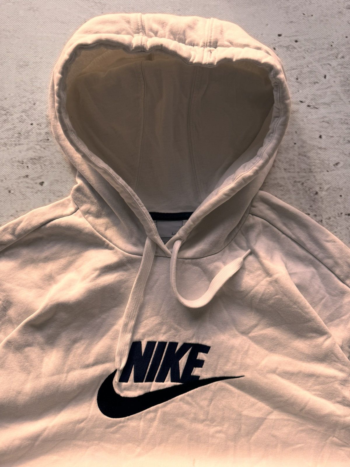 Nike × Vintage NIKE VINTAGE CENTER LOGO OVERSIZE BOXY HOODIE Size US XL / EU 56 / 4 - 3 Thumbnail