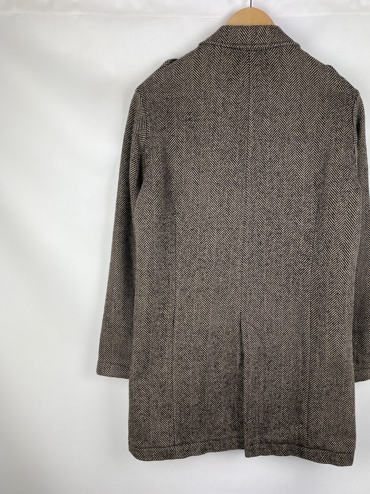 Hugo Boss Hugo Boss men’s wool herringbone coat jacket Size US M / EU 48-50 / 2 - 14 Thumbnail