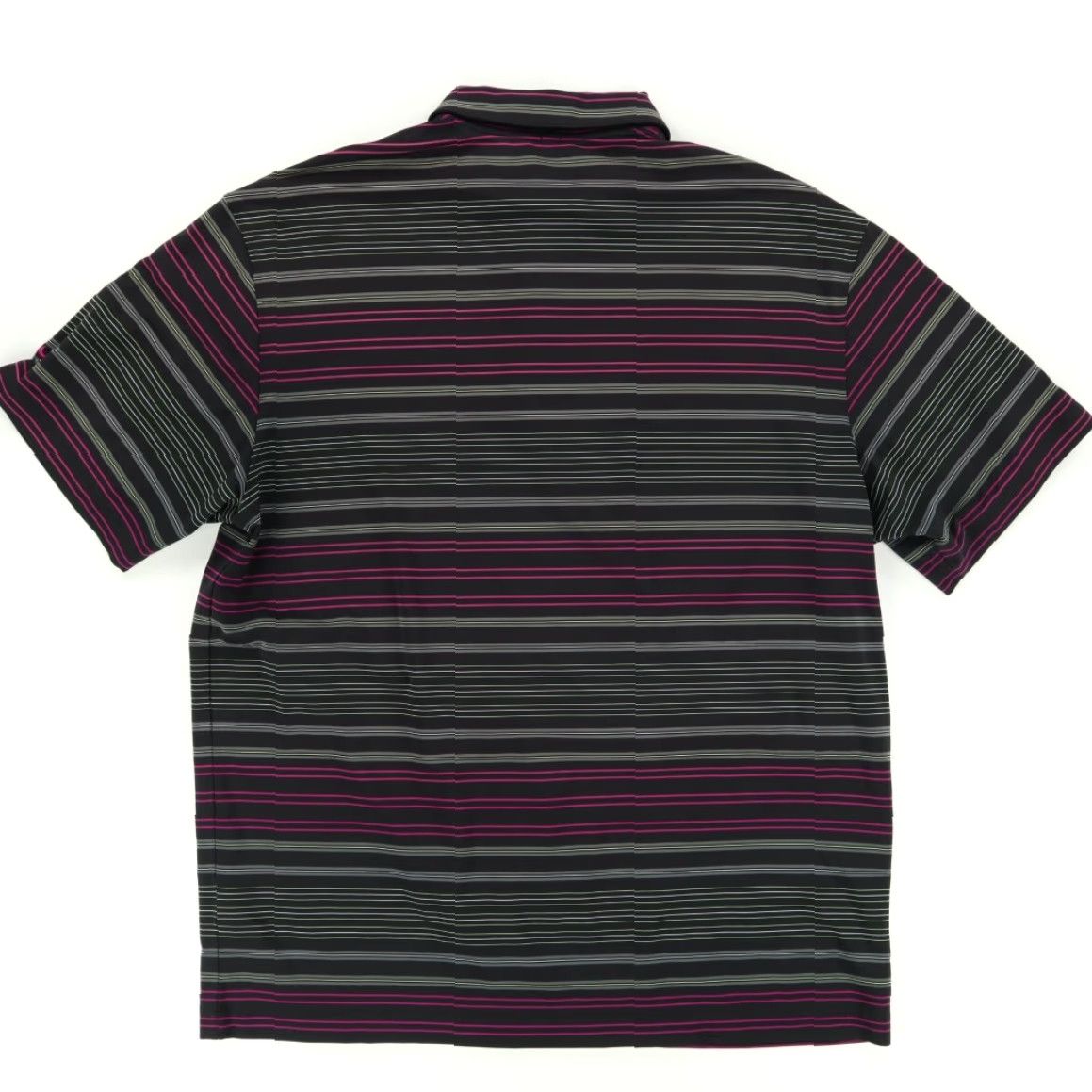 Nike Nike Naples Grande Golf High Stretch Striped Polo Shirt Black Men's XL Shirt Size US XL / EU 56 / 4 - 4 Thumbnail