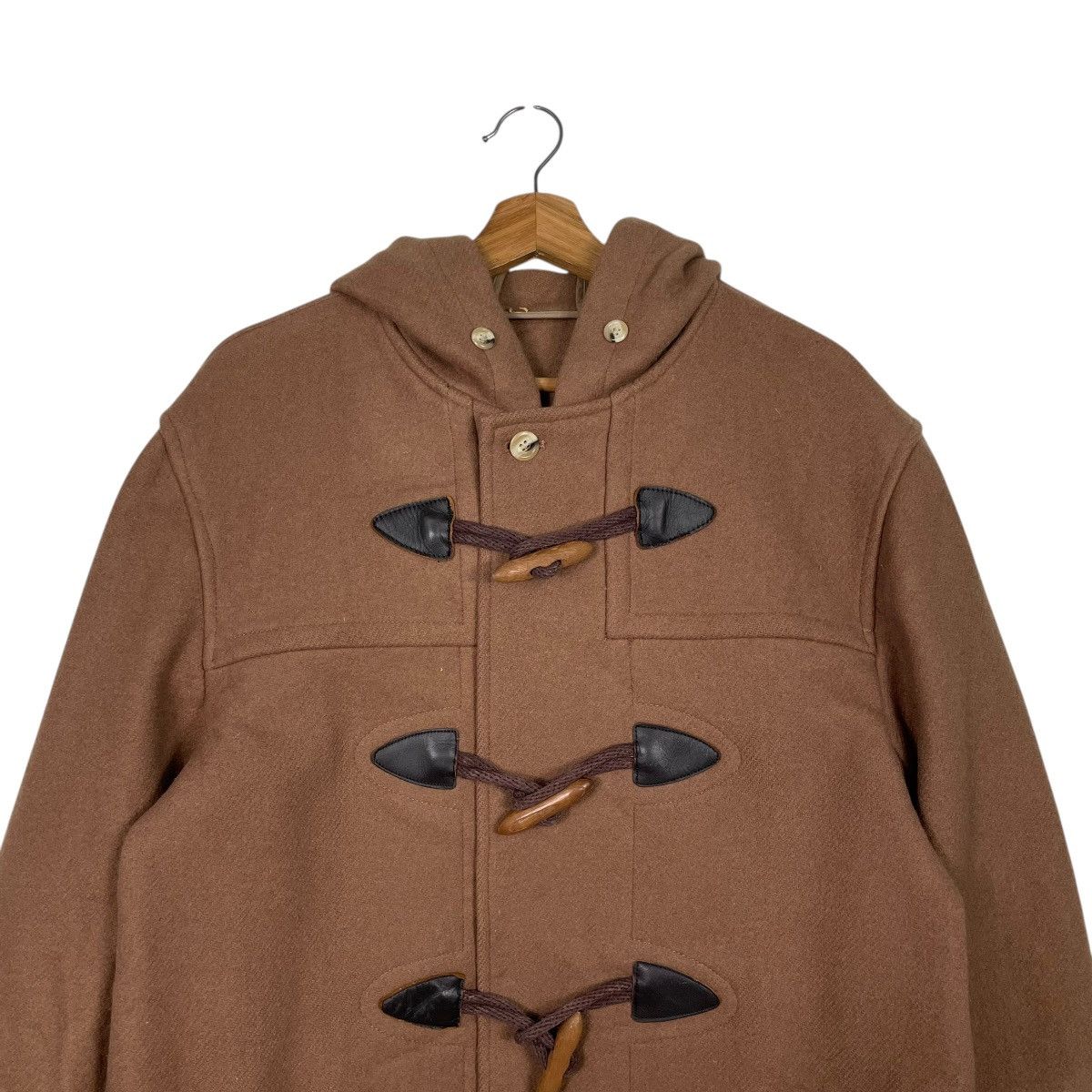 Van Van Jacket Hooded Wool Duffle Coat Size US M / EU 48-50 / 2 - 2 Thumbnail