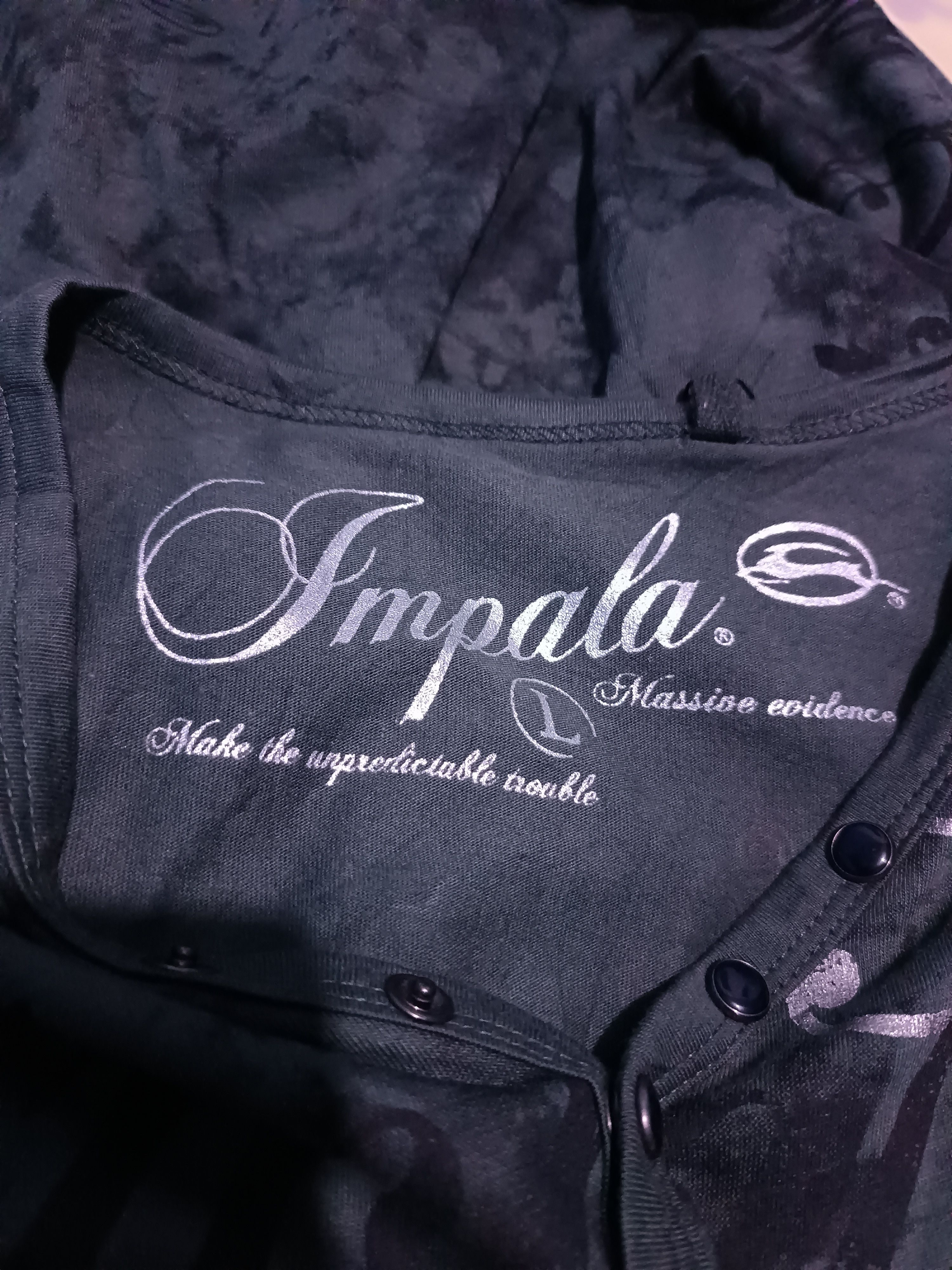Japanese Brand Vintage JPN Y2K Impala Lettering Poem T-shirt Size US L / EU 52-54 / 3 - 5 Thumbnail