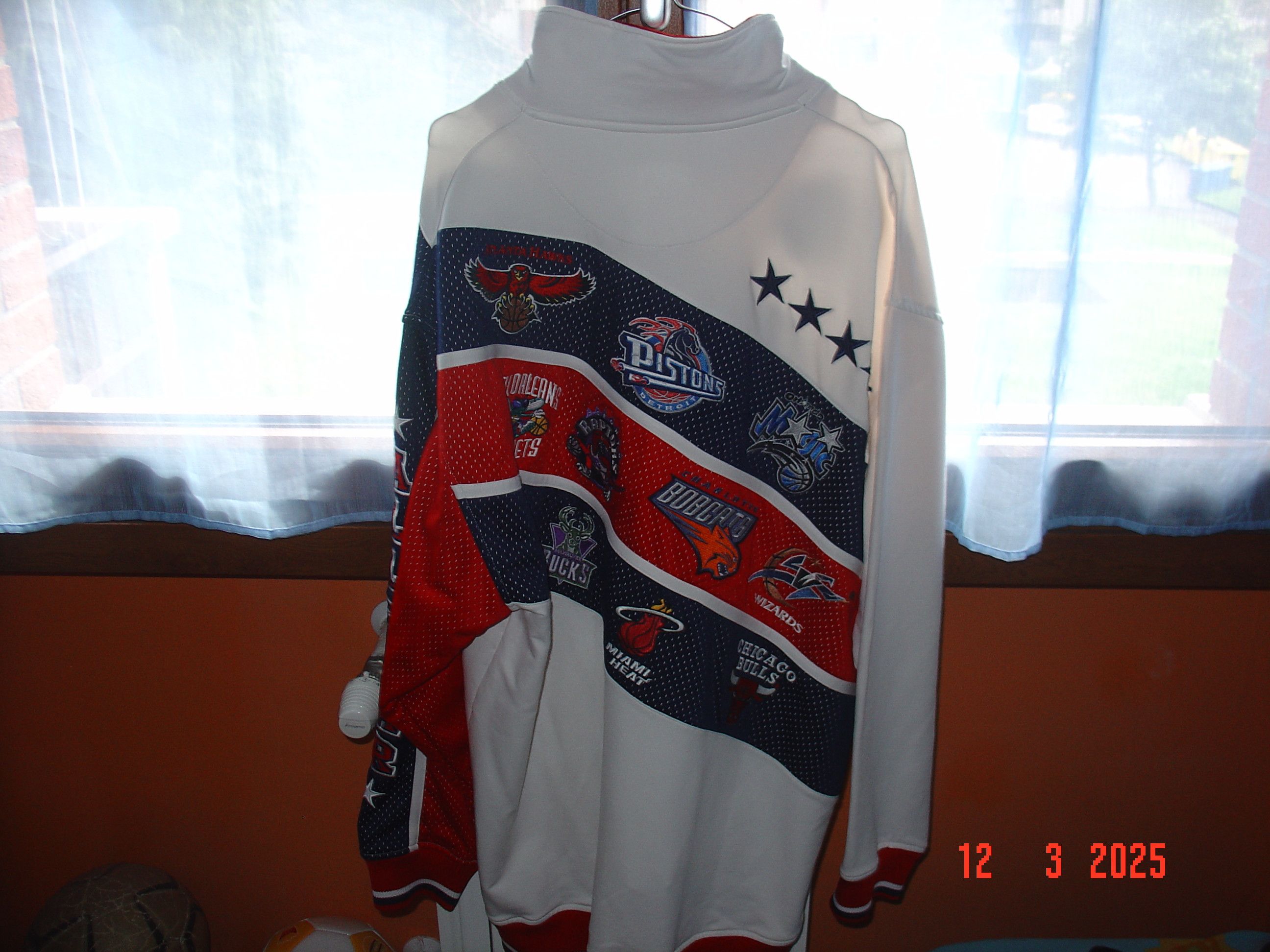NBA NBA All Star 2004 Eastern Conference Vintage Zip Hoodie Size US XL / EU 56 / 4 - 2 Thumbnail
