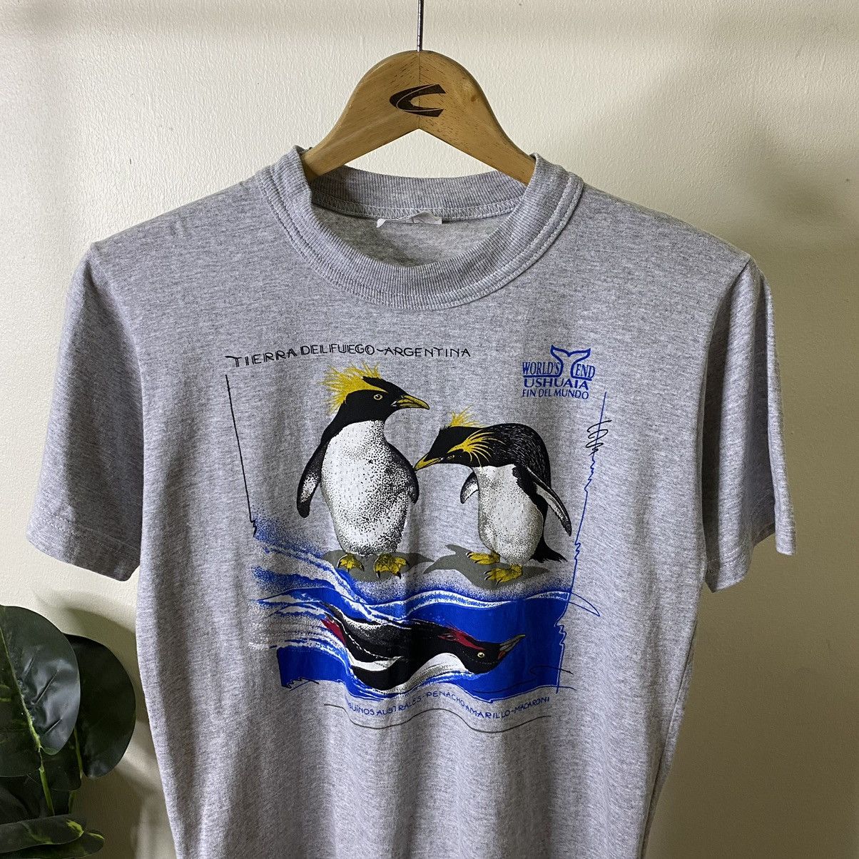 Vintage Vintage 1990s Habitat Nature Penguin Animal T Shirt Size US S / EU 44-46 / 1 - 2 Thumbnail