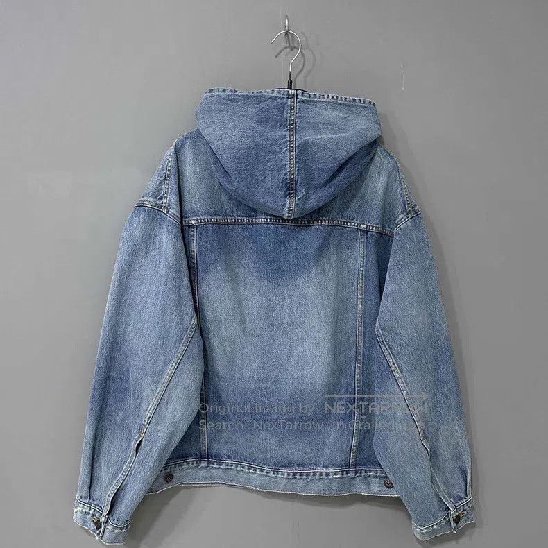 Balenciaga Balenciaga Blizzard Series Denim Sweatshirt Size US S / EU 44-46 / 1 - 3 Thumbnail