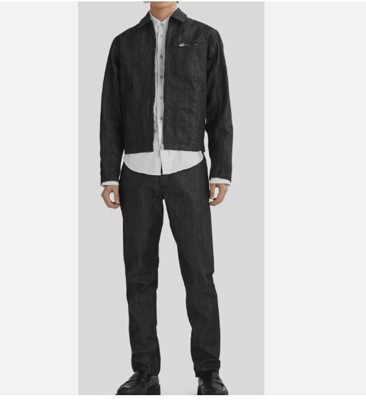 Rag & Bone Rag & Bone Alex Jacket USA of Japanese Selvedge Raw Denim Size US S / EU 44-46 / 1 - 7 Thumbnail