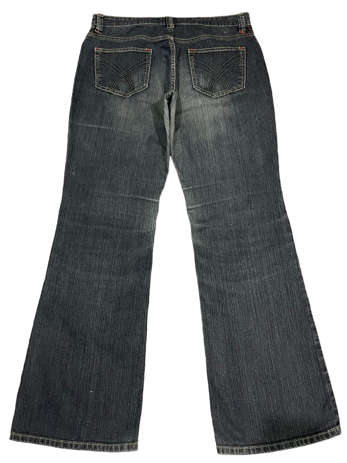 Japanese Brand Vintage Y2K Japanese Brand Blue Washed Flare Jeans Size US 33 - 2 Thumbnail