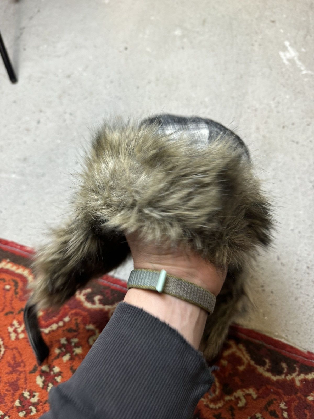 Hysteric Glamour × Vintage Vintage Y2K Japanese brand Ushanka opium Tweed hype fur hat Size ONE SIZE - 3 Thumbnail